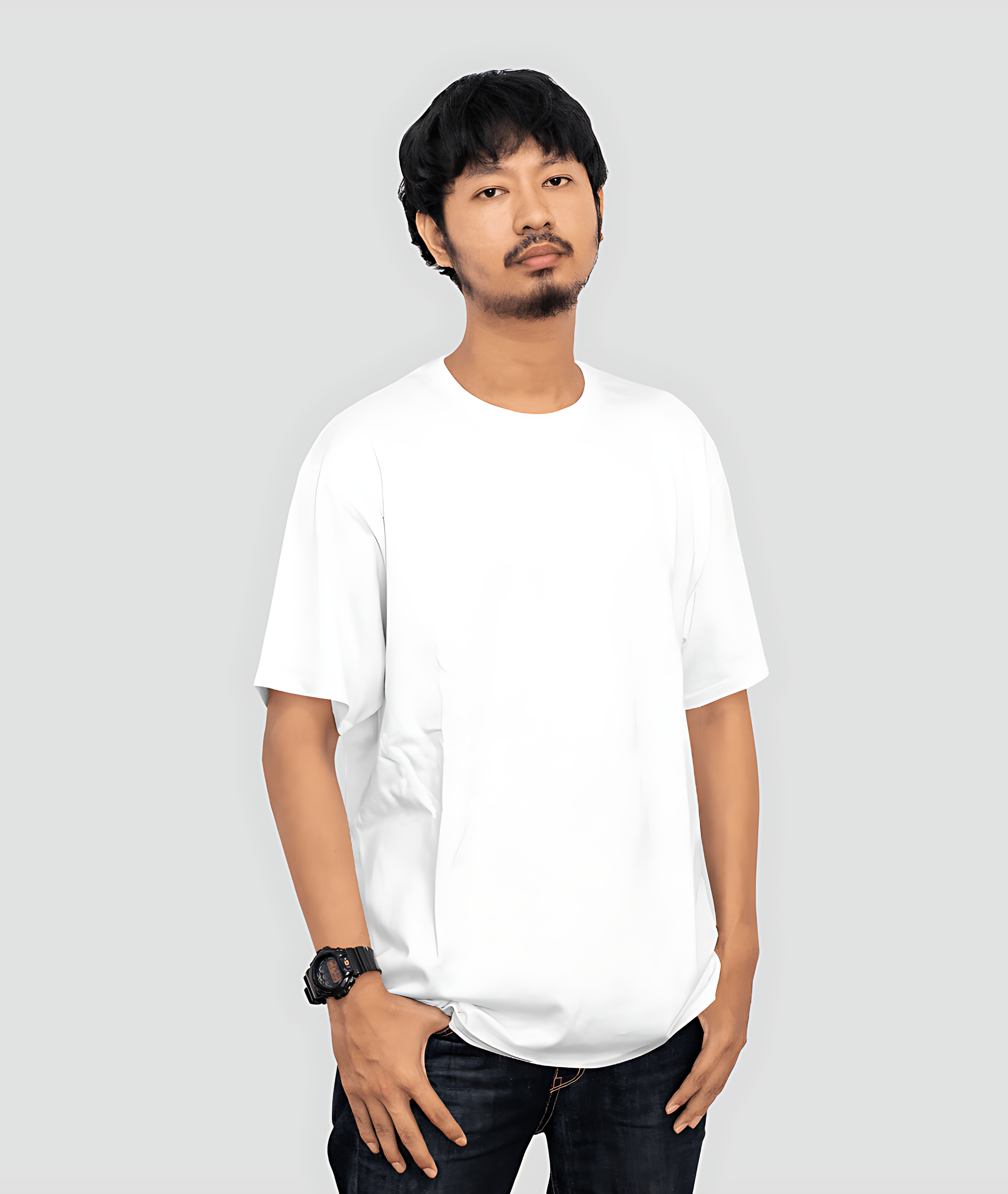 Premium Edition - Unisex Solid White Oversize Tees