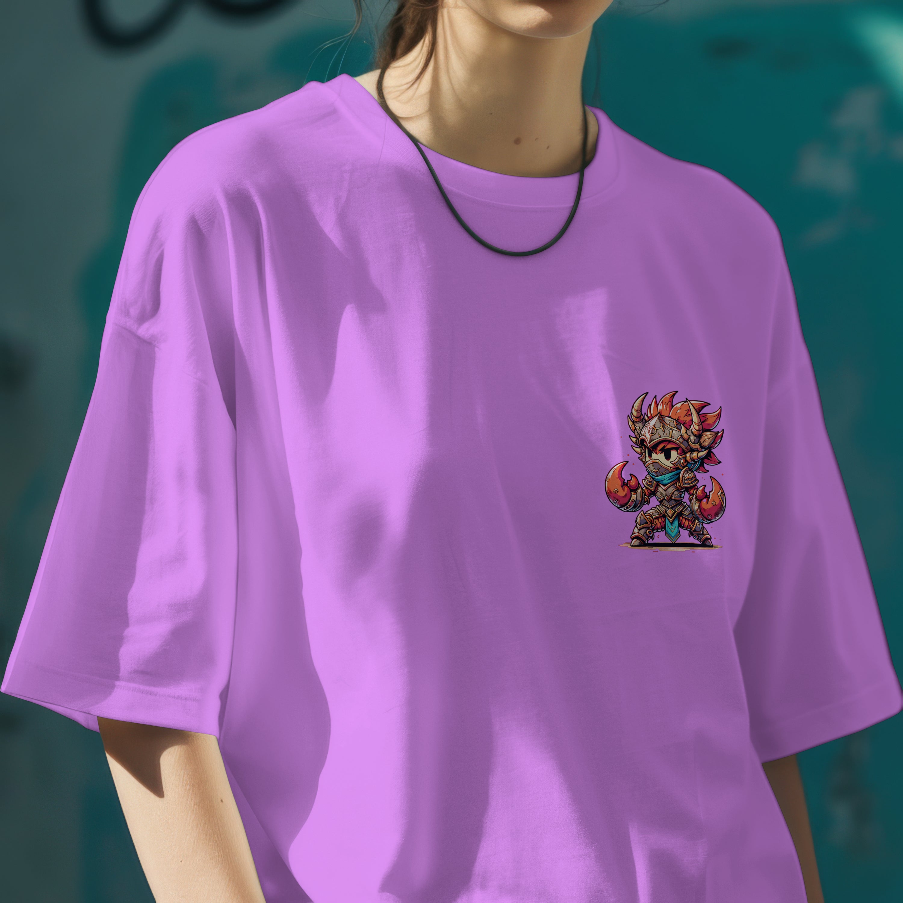 Cancer Zodiac Tee : Oversized T-Shirt for Women