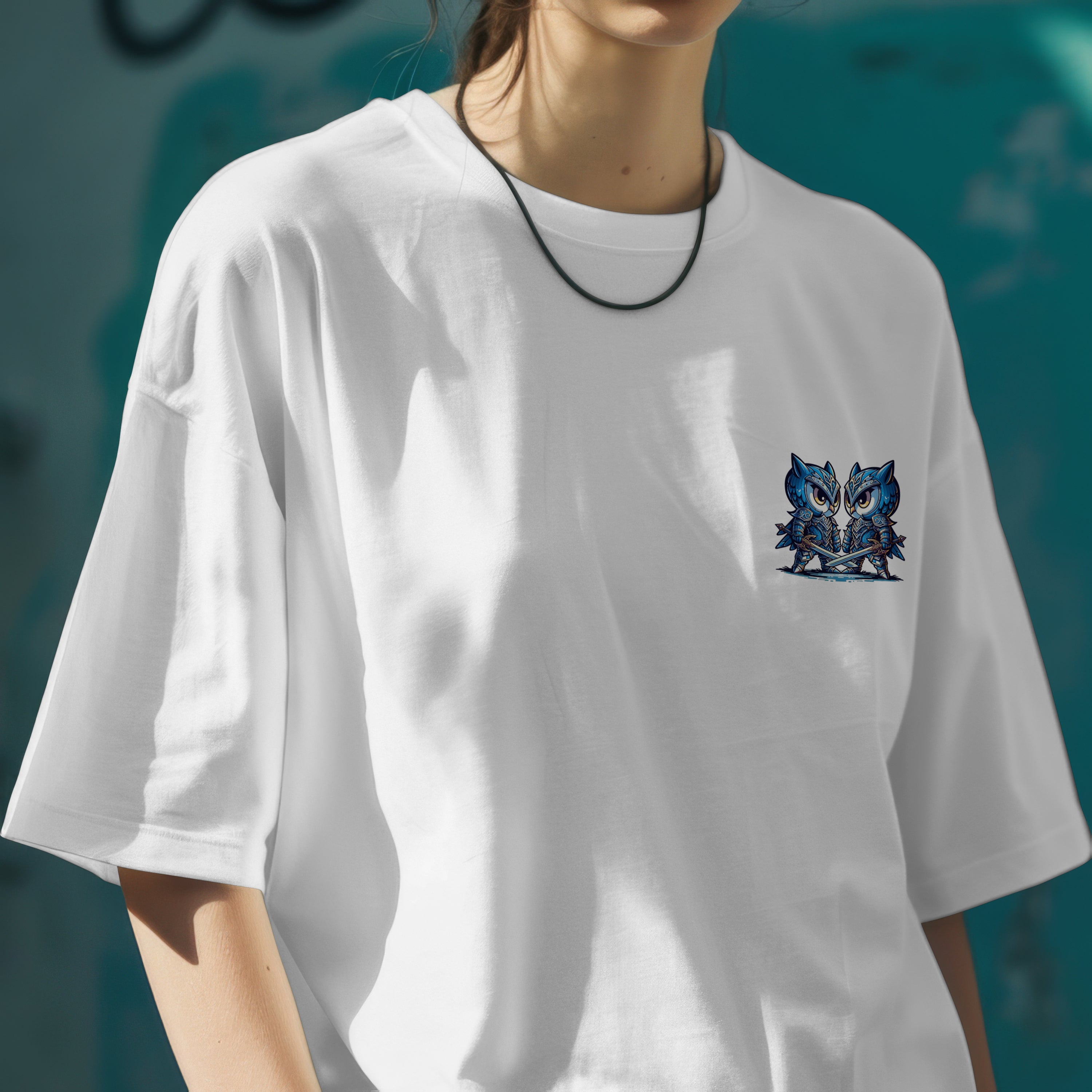 Gemini Zodiac Tee : Oversized T-Shirt for Women