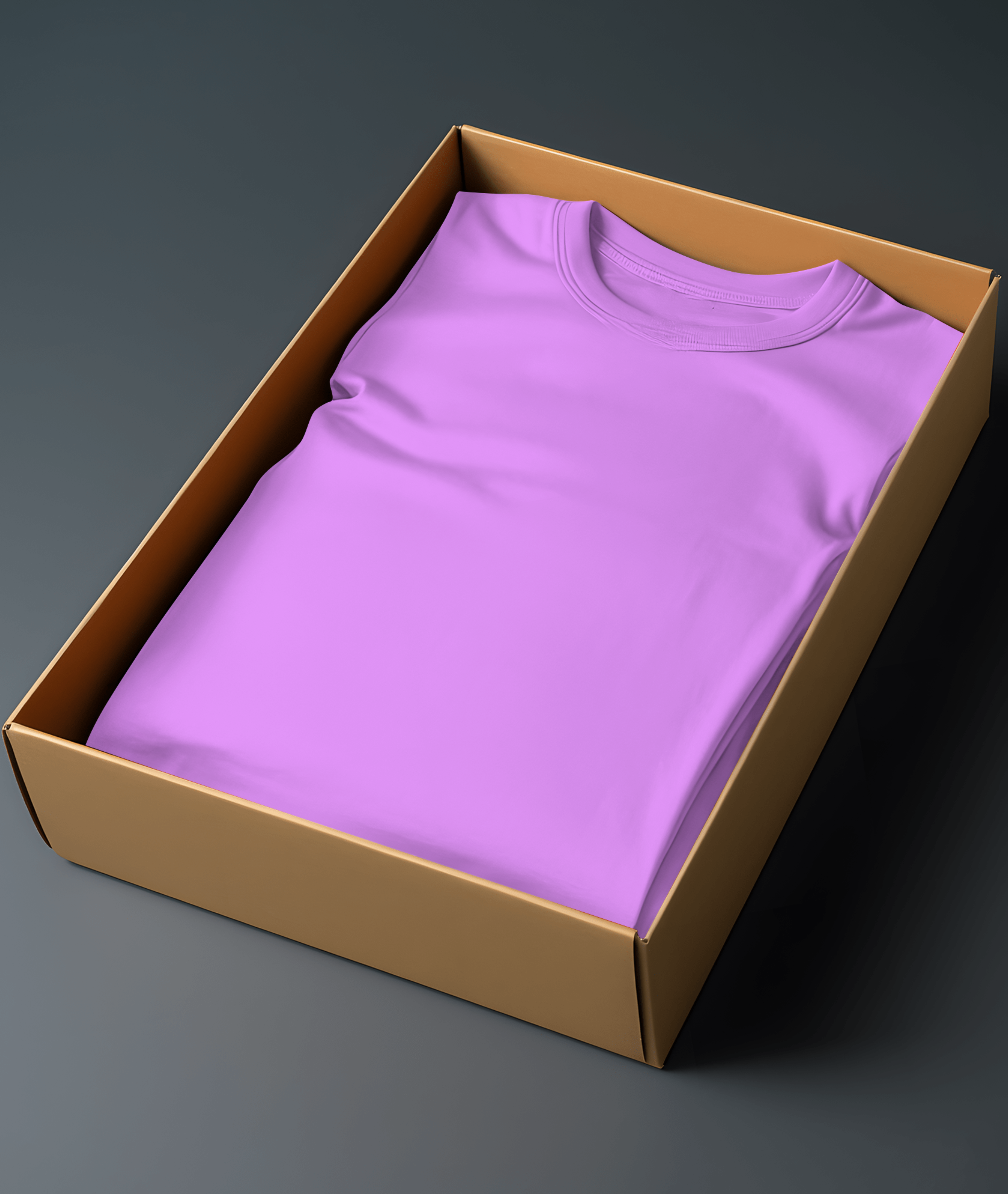 Premium Edition - Unisex Solid Lavender Oversize Tees