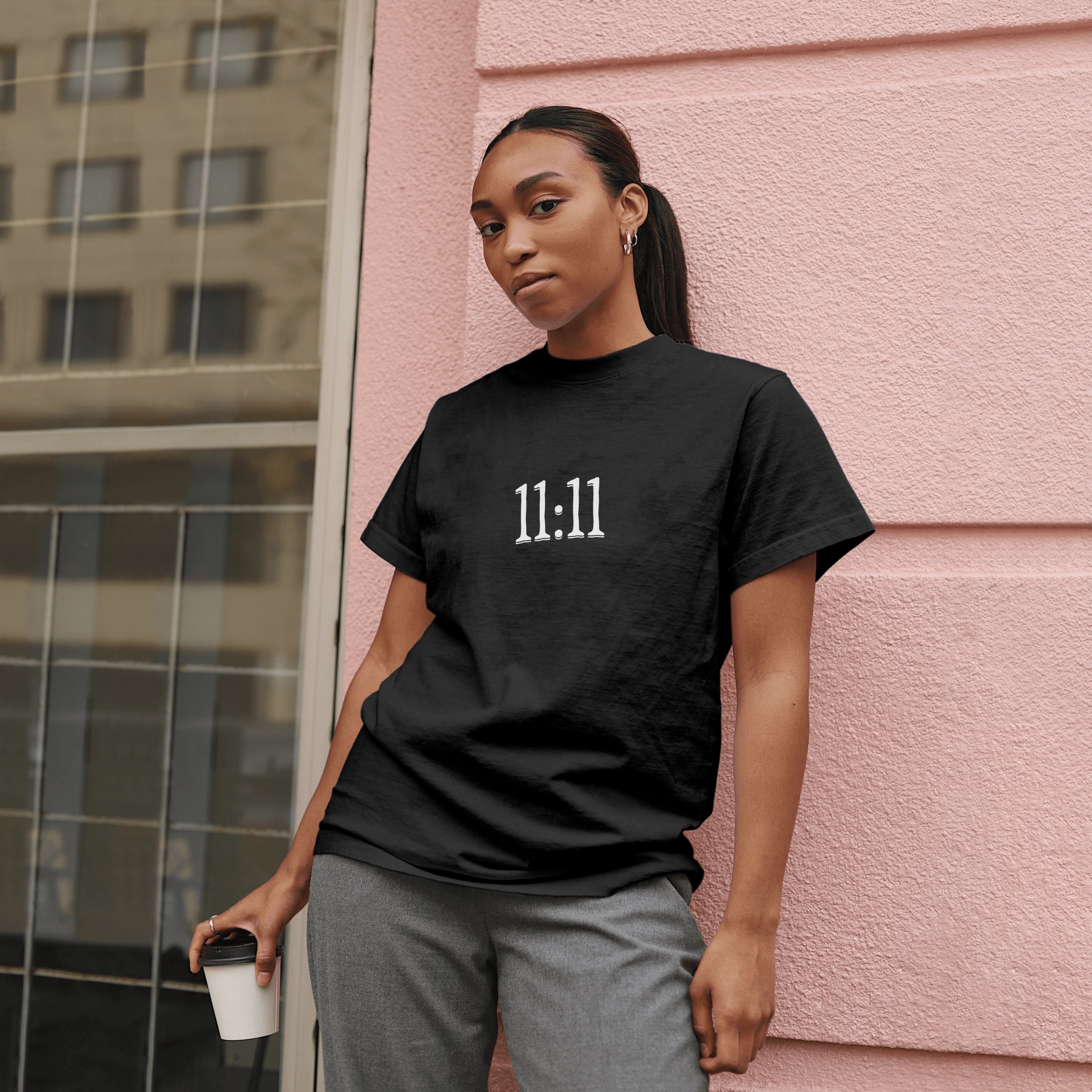 11:11 - Manifestation Light Weight Regular Fit T-Shirt For Women