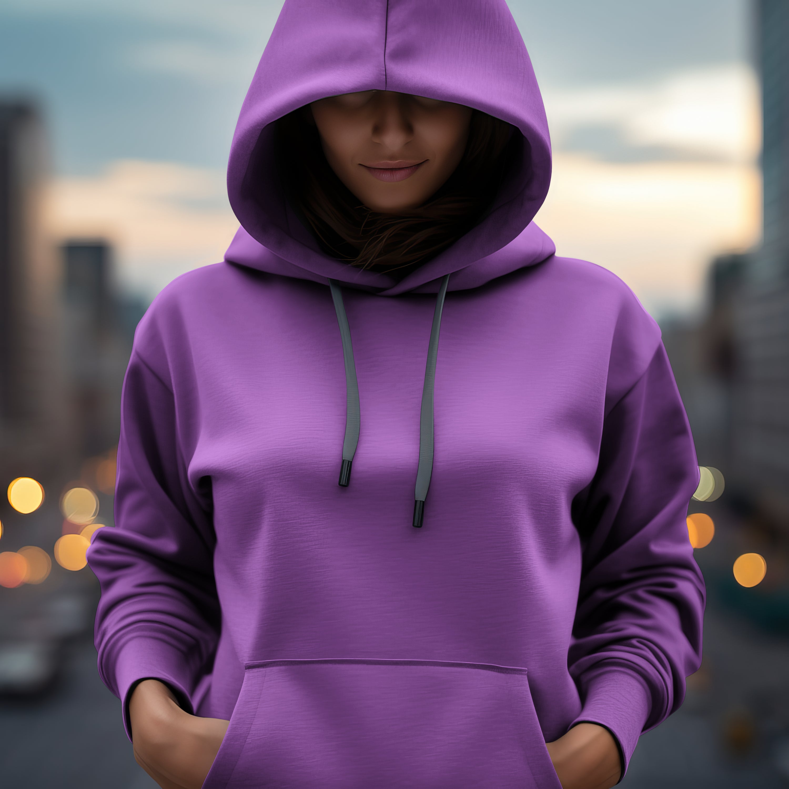 Women Classic Levender Hoodie : For Your Every Mood