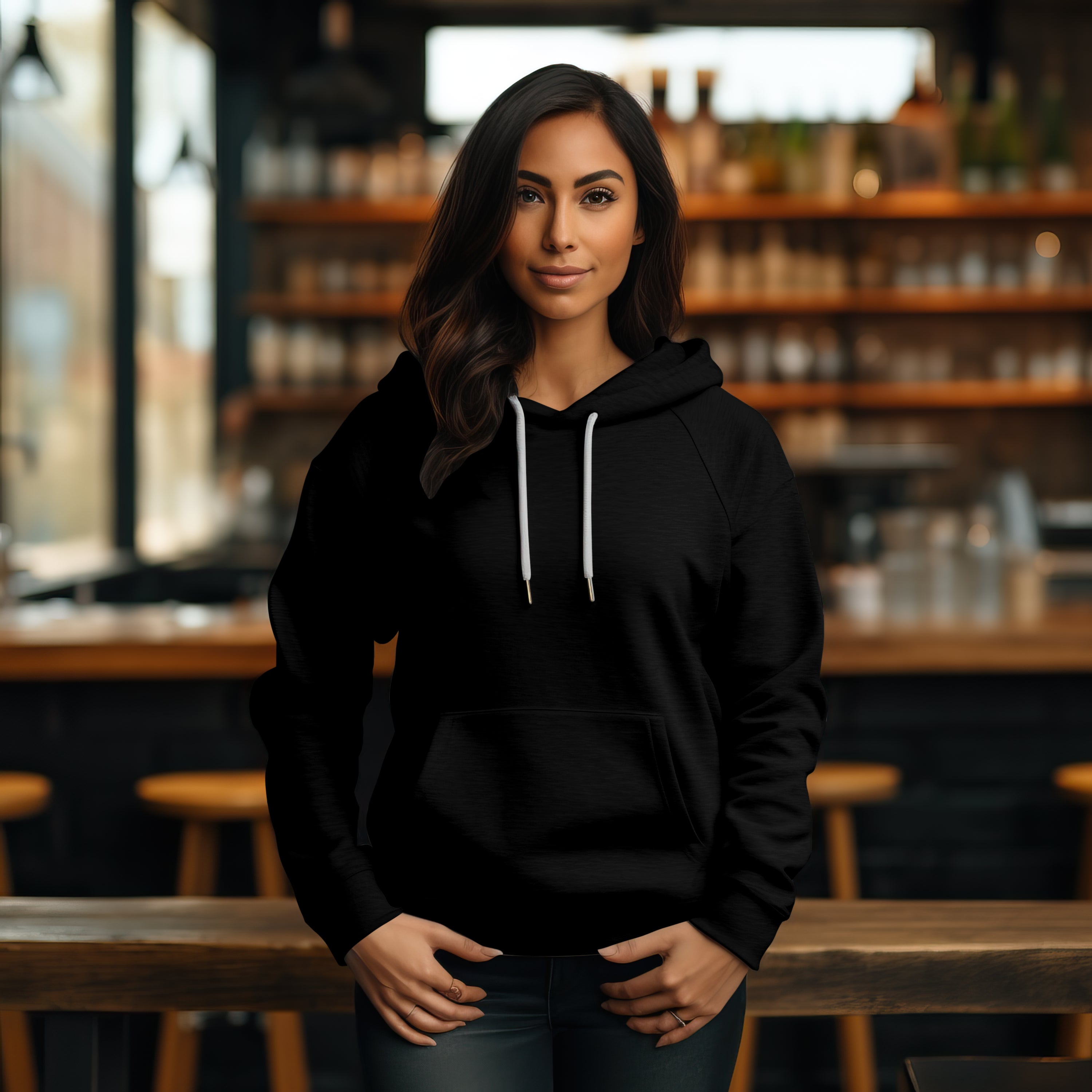 Women Classic Black Hoodie : For Your Every Mood