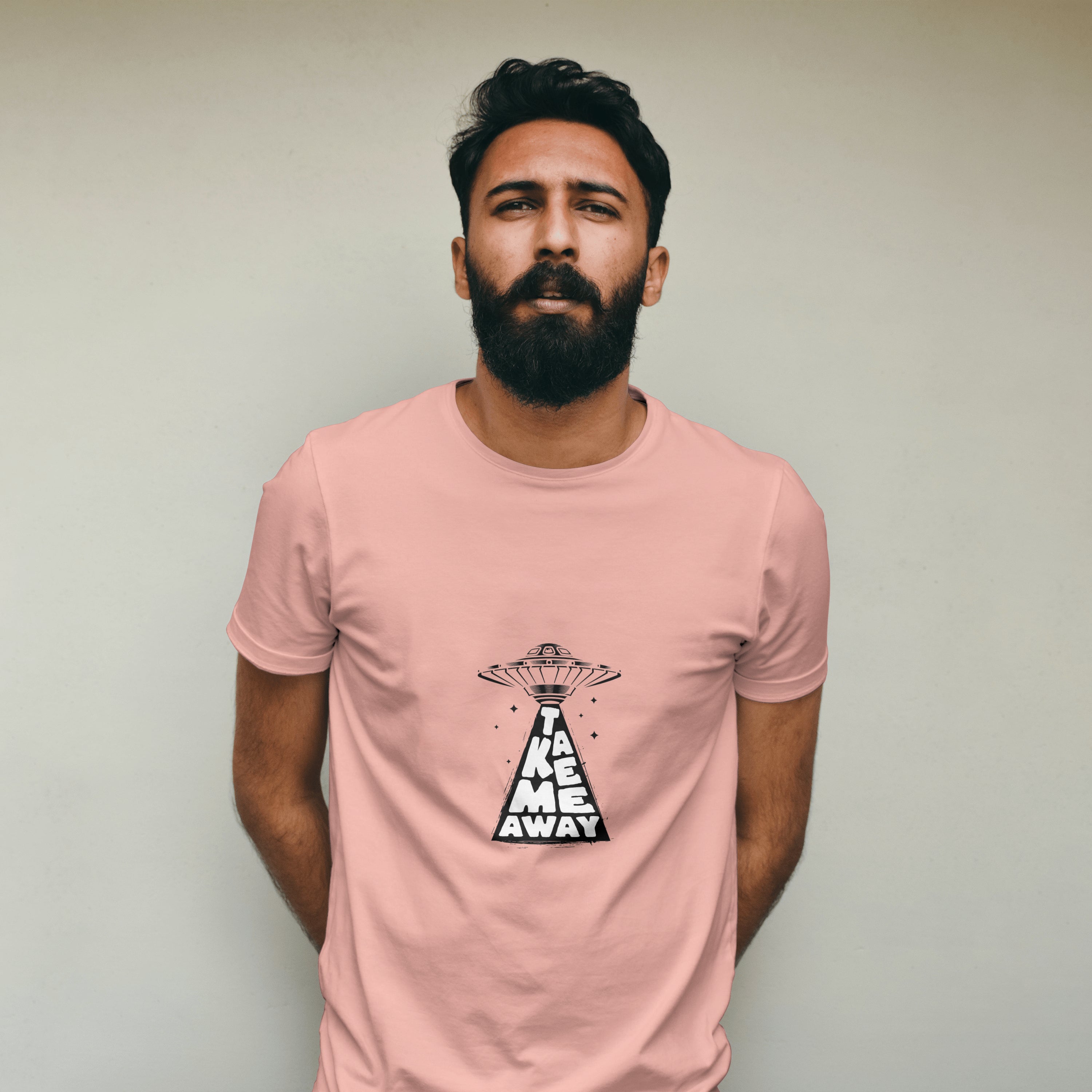 UFO - Light Weight Graphic Regular Fit T-Shirt For Men