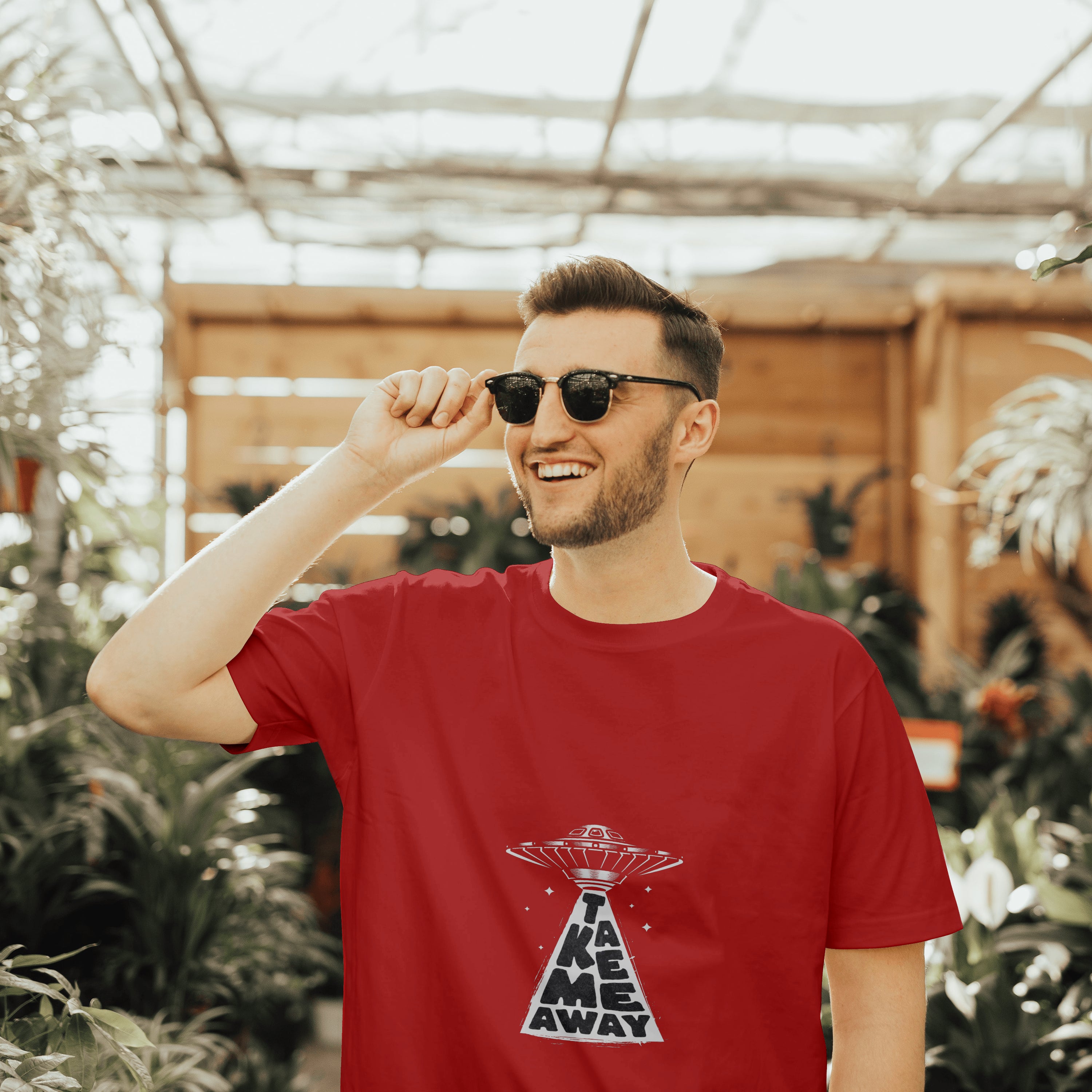 UFO - Light Weight Graphic Regular Fit T-Shirt For Men