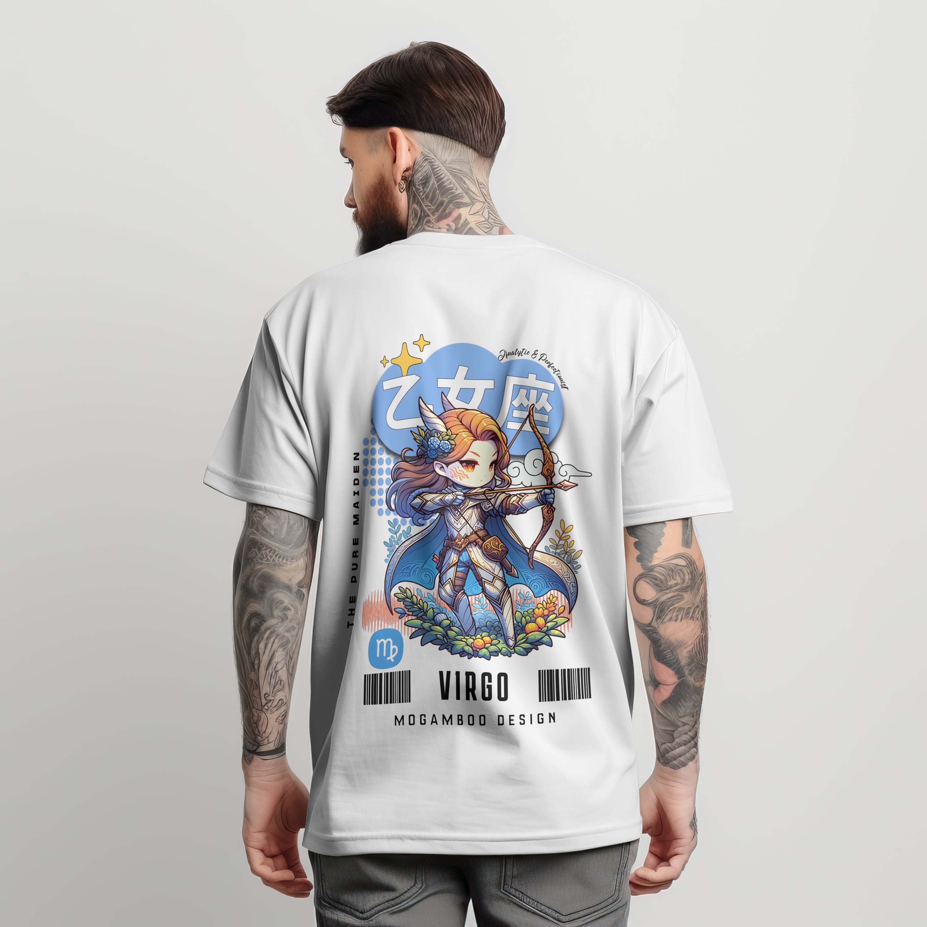 Virgo Zodiac Tee : Oversized T-Shirt for Men