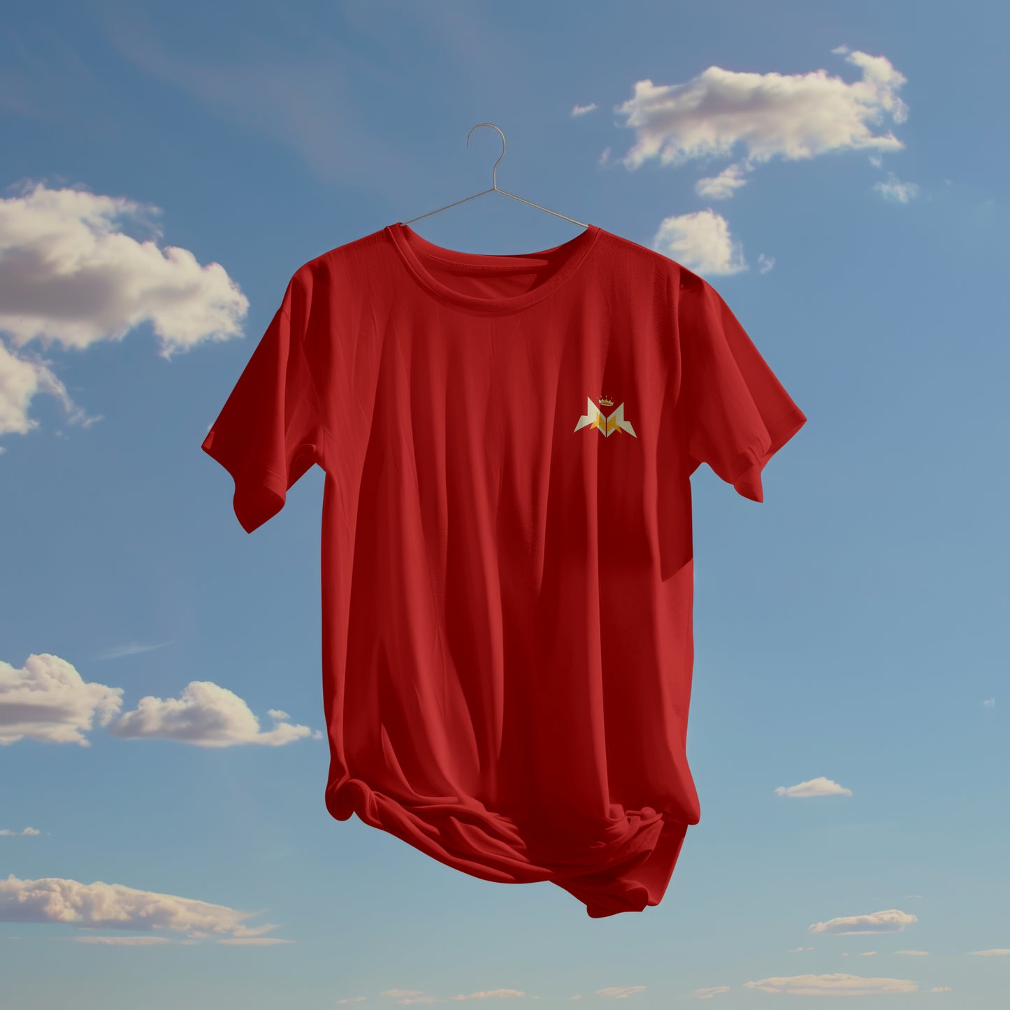 Red Solid Regular : Unisex Light weight Regular Fit T-Shirt