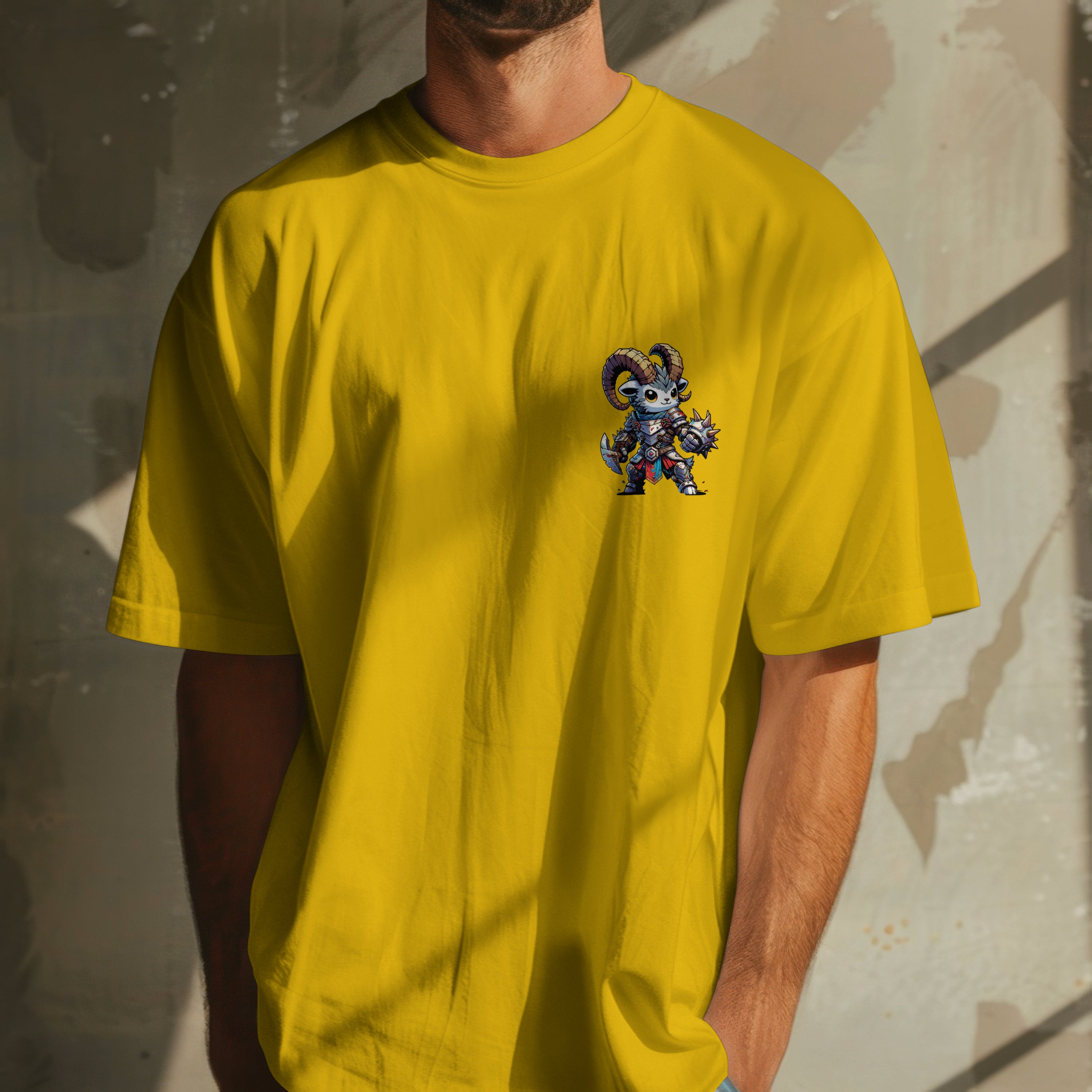 Capricorn Zodiac Tee: Oversized T-Shirt for Men