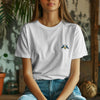 White Solid Regular : Unisex Light weight Regular Fit T-Shirt