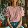 Peach Solid Regular : Unisex Light weight Regular Fit T-Shirt
