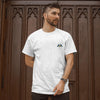White Solid Regular : Unisex Light weight Regular Fit T-Shirt