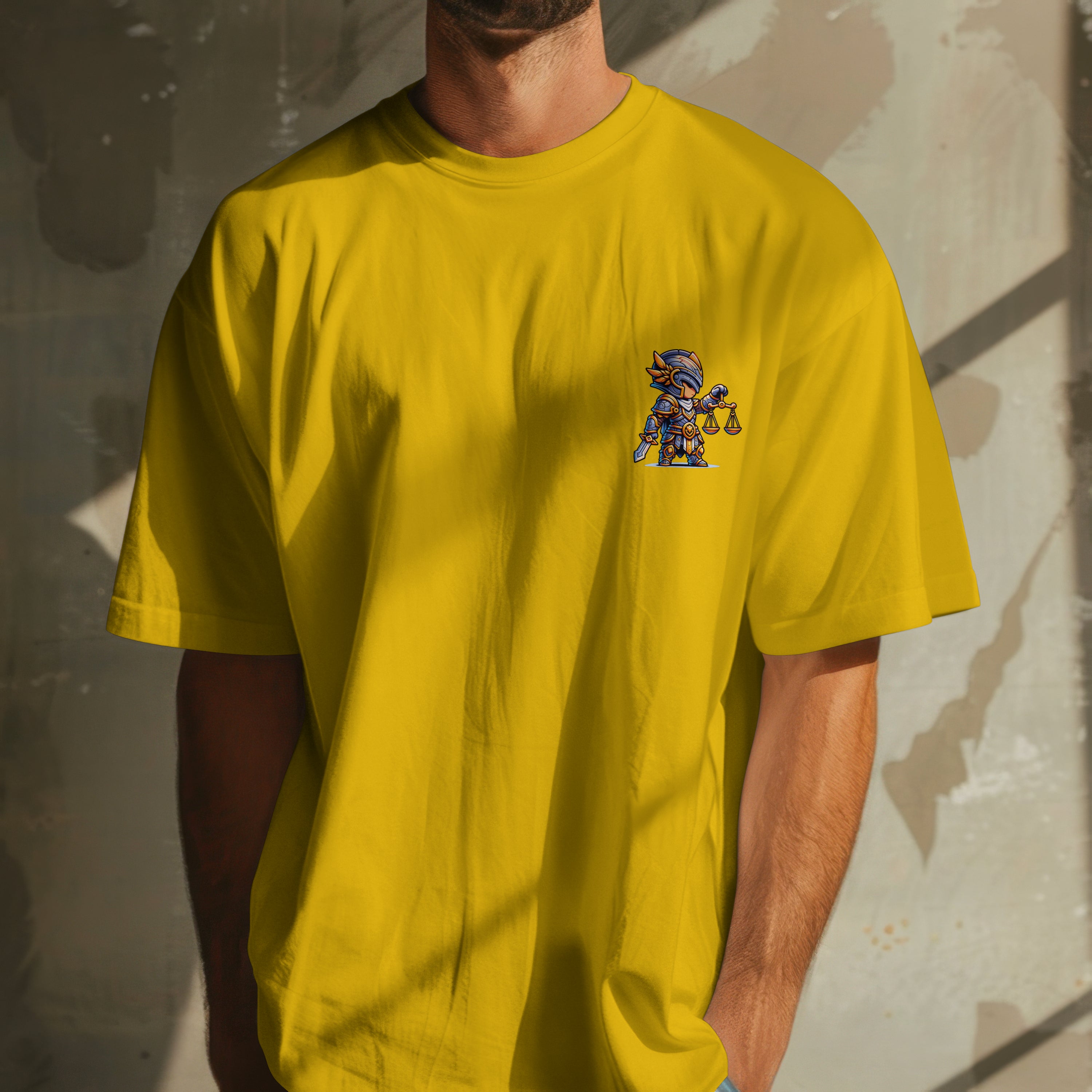 Libra Zodiac Tee : Oversized T-Shirt for Men