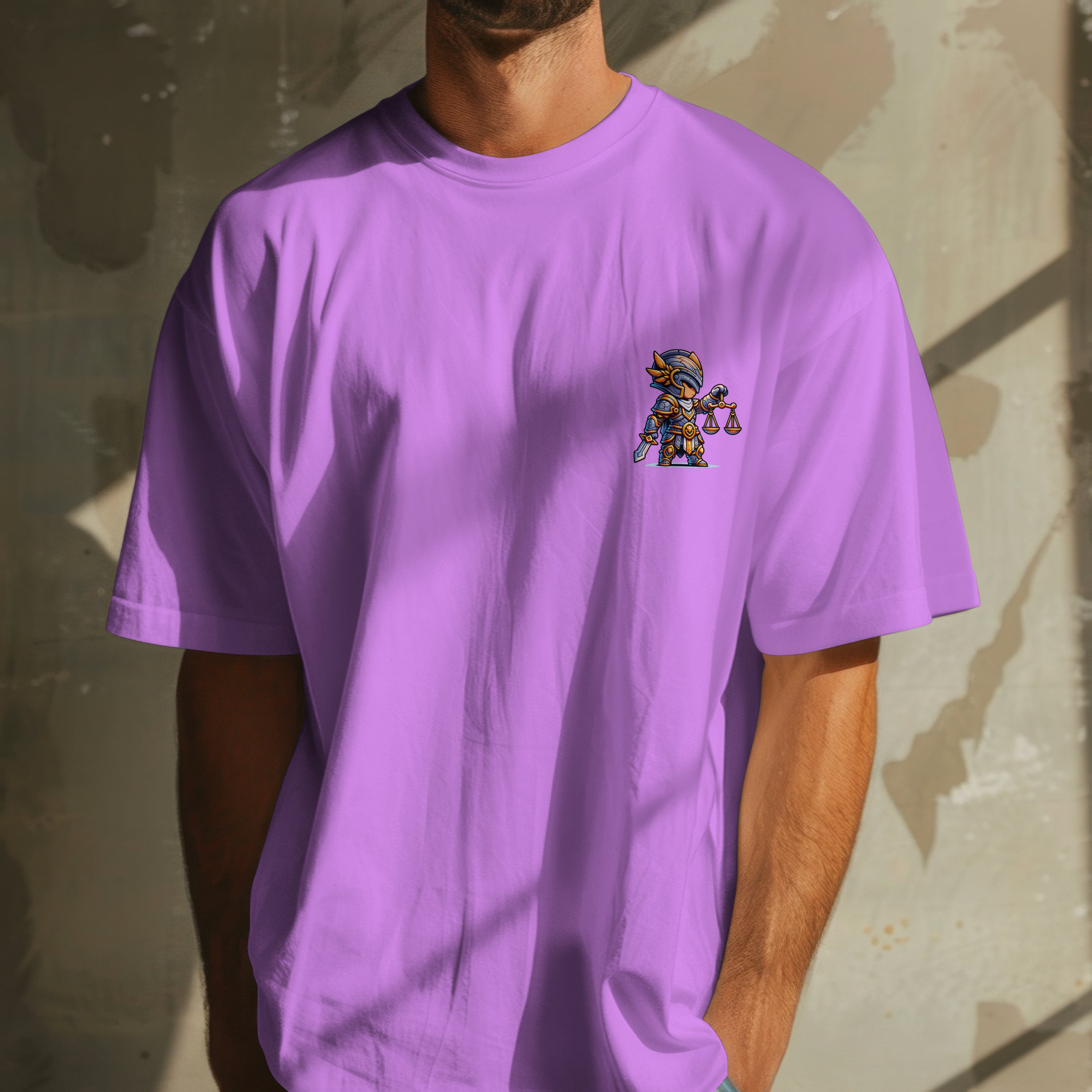 Libra Zodiac Tee : Oversized T-Shirt for Men