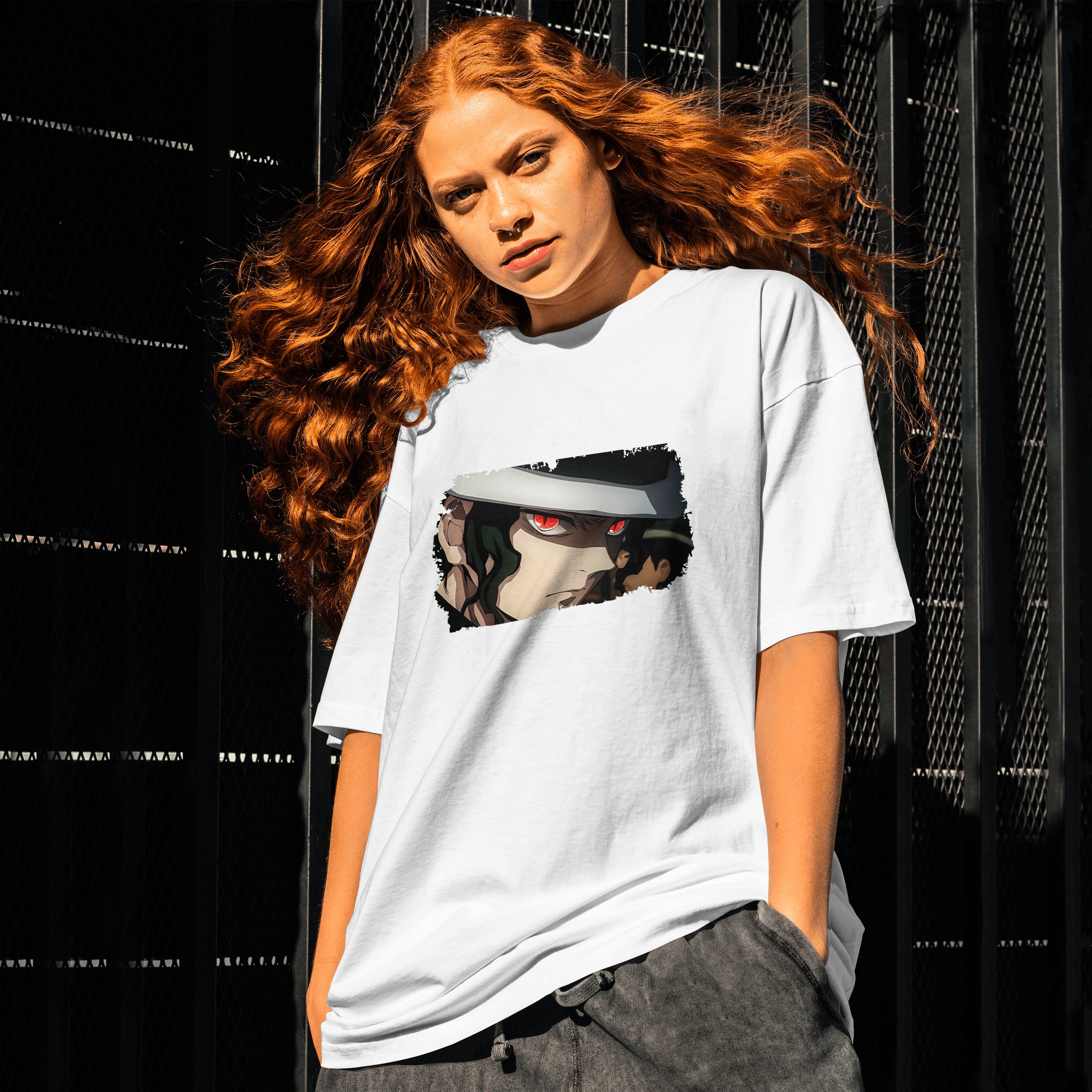 Muzan : Unisex Graphic Printed Oversized Limited Edition T-shirt