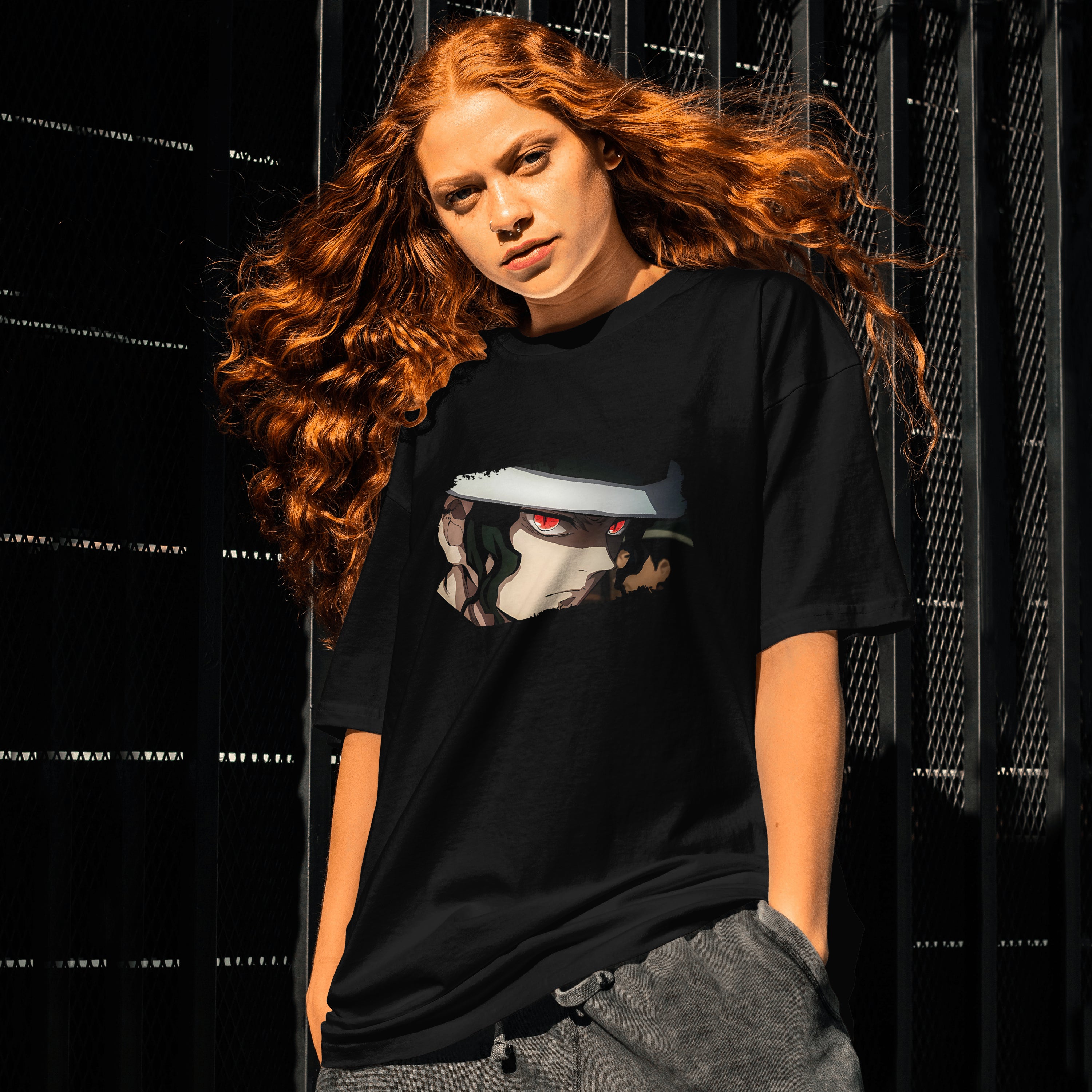 Muzan : Unisex Graphic Printed Oversized Limited Edition T-shirt