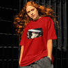Muzan : Unisex Graphic Printed Oversized Limited Edition T-shirt