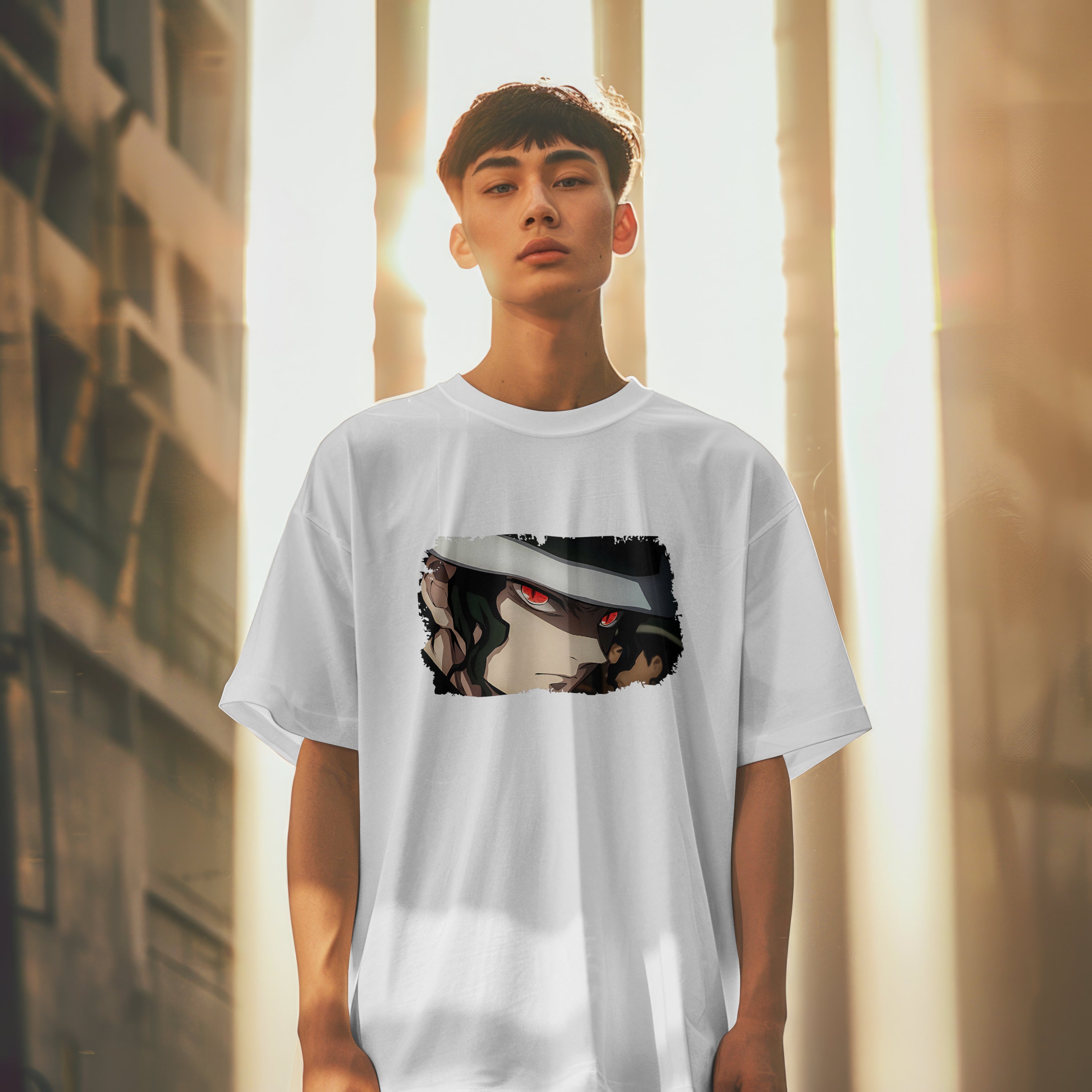 Muzan : Unisex Graphic Printed Oversized Limited Edition T-shirt