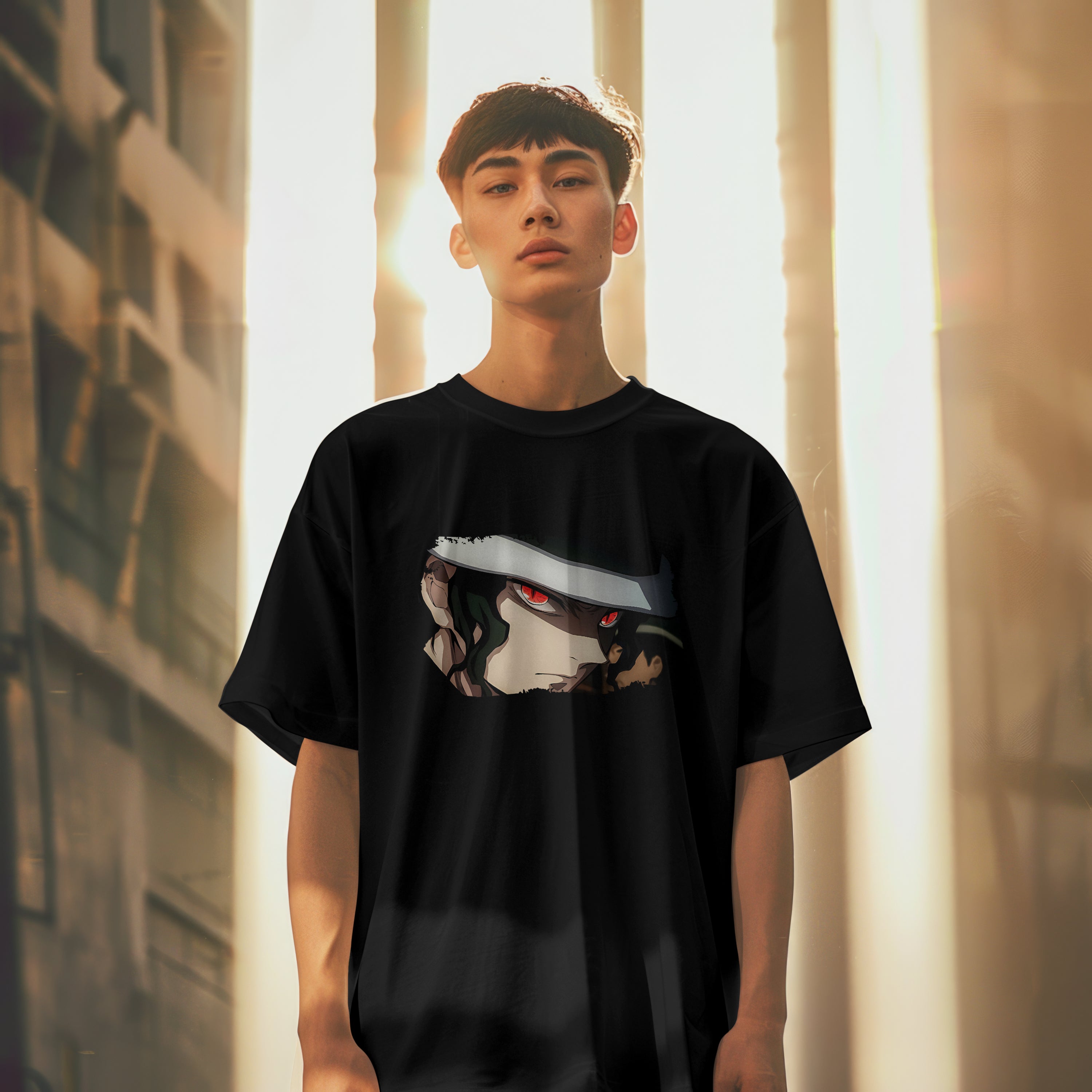 Muzan : Unisex Graphic Printed Oversized Limited Edition T-shirt