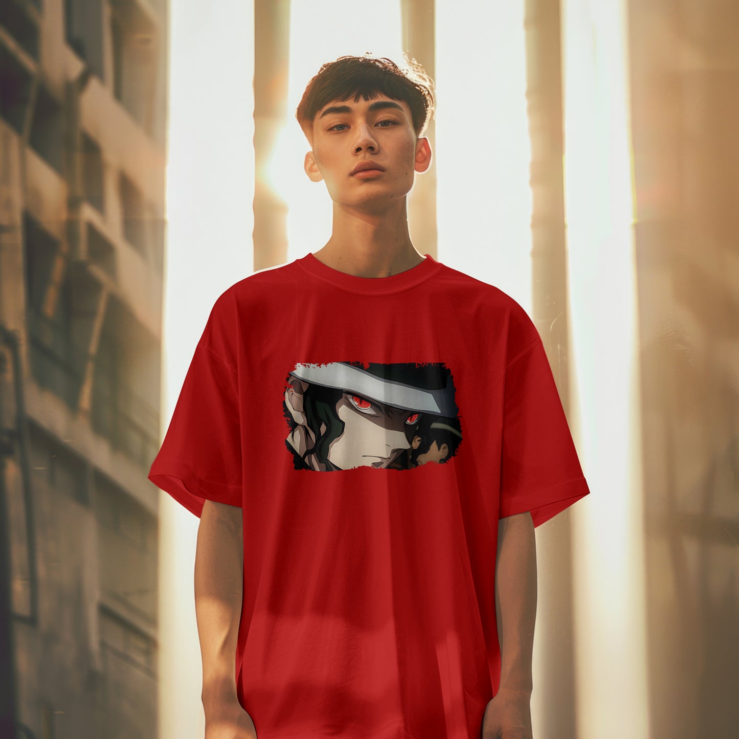 Muzan : Unisex Graphic Printed Oversized Limited Edition T-shirt
