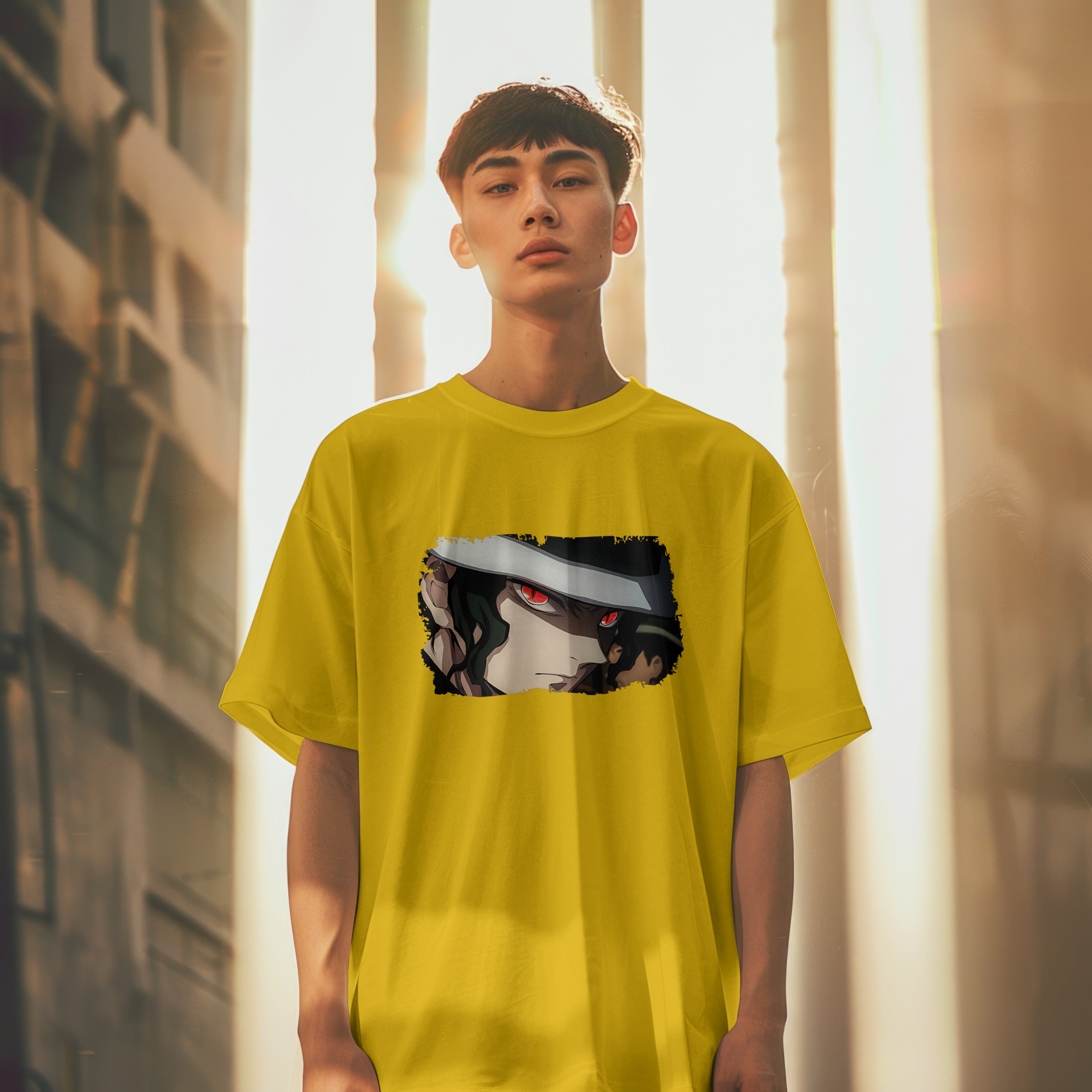 Muzan : Unisex Graphic Printed Oversized Limited Edition T-shirt