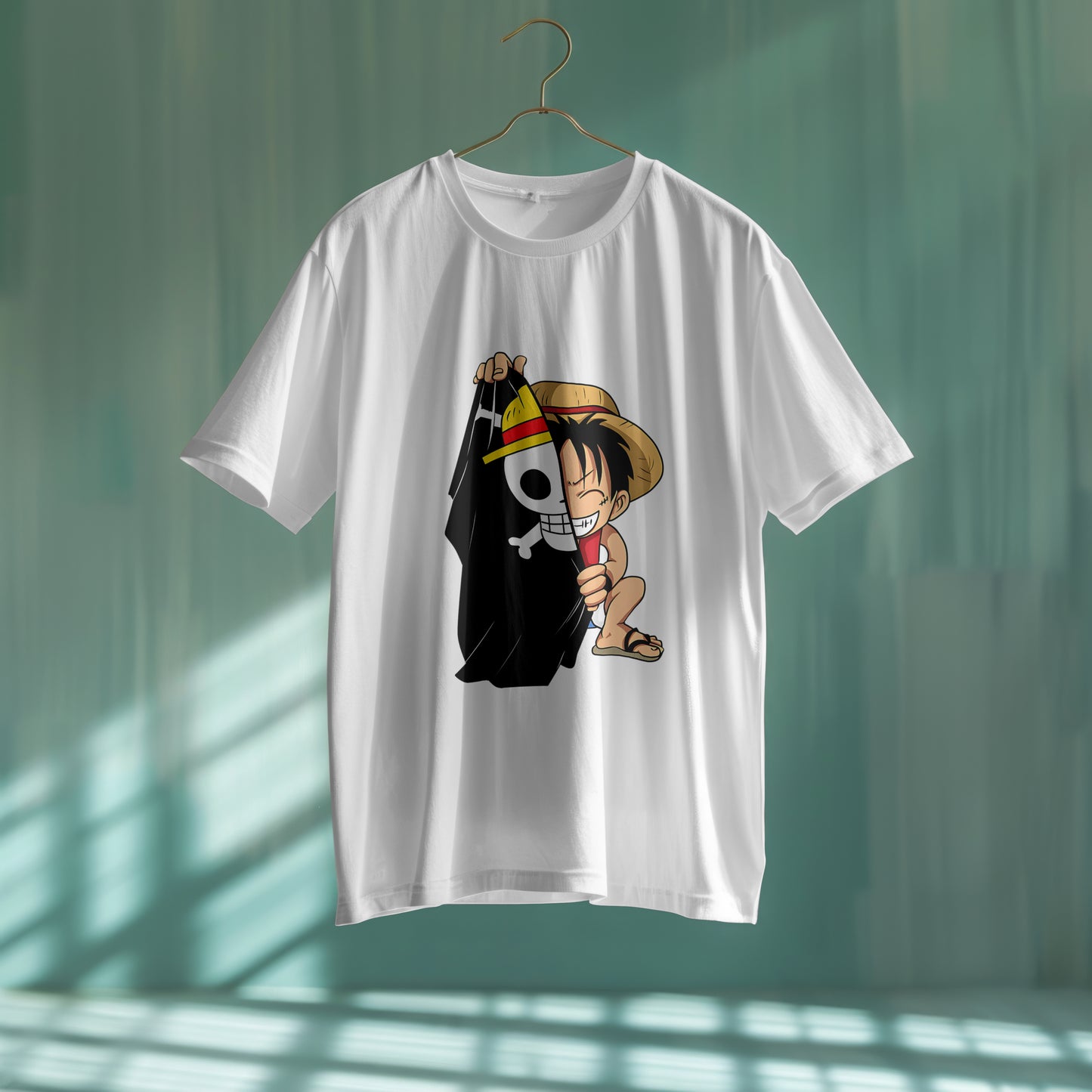 One Piece : Graphic Printed Oversized T-shirt for Men