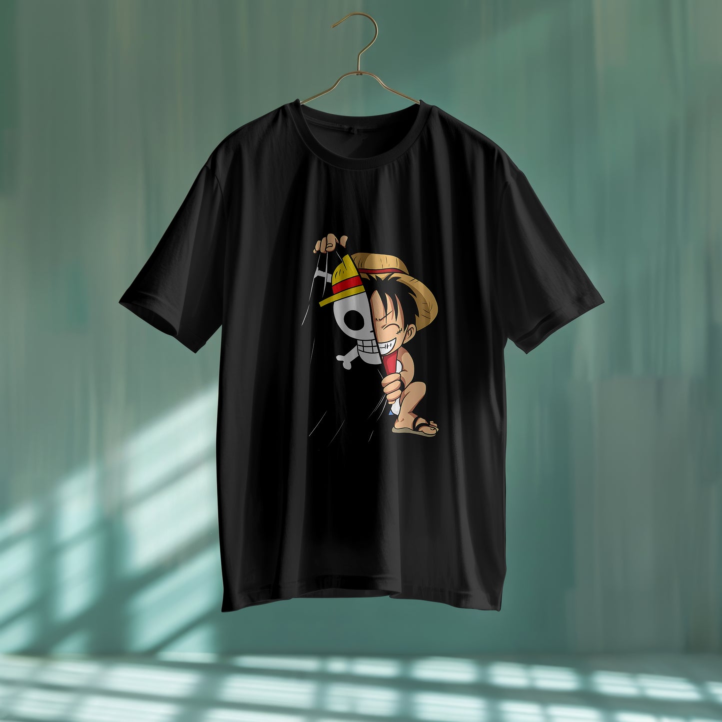 One Piece : Graphic Printed Oversized T-shirt for Men