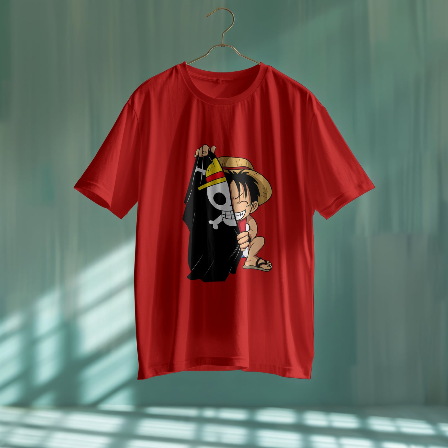 One Piece : Graphic Printed Oversized T-shirt for Men