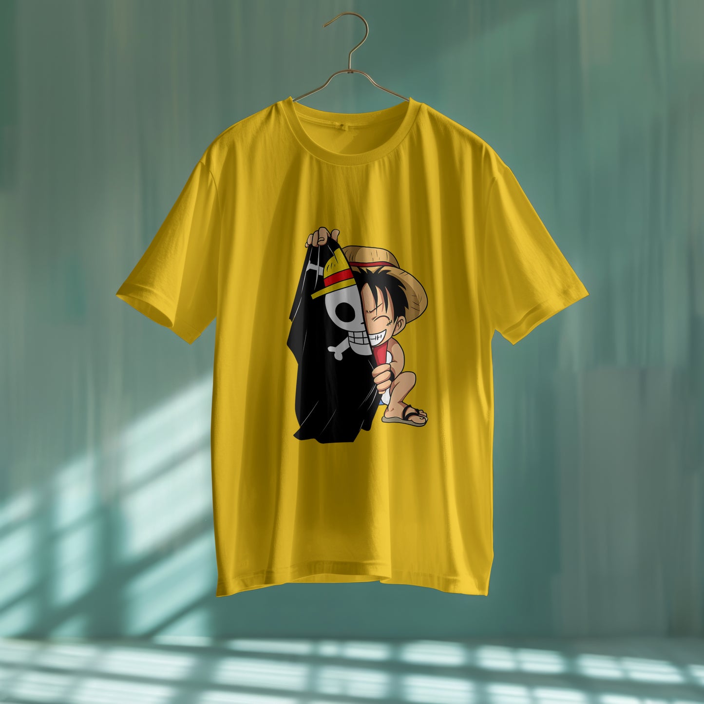 One Piece : Graphic Printed Oversized T-shirt for Men