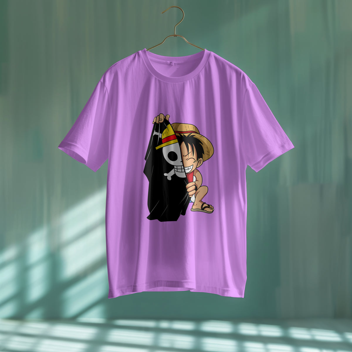 One Piece : Graphic Printed Oversized T-shirt for Men