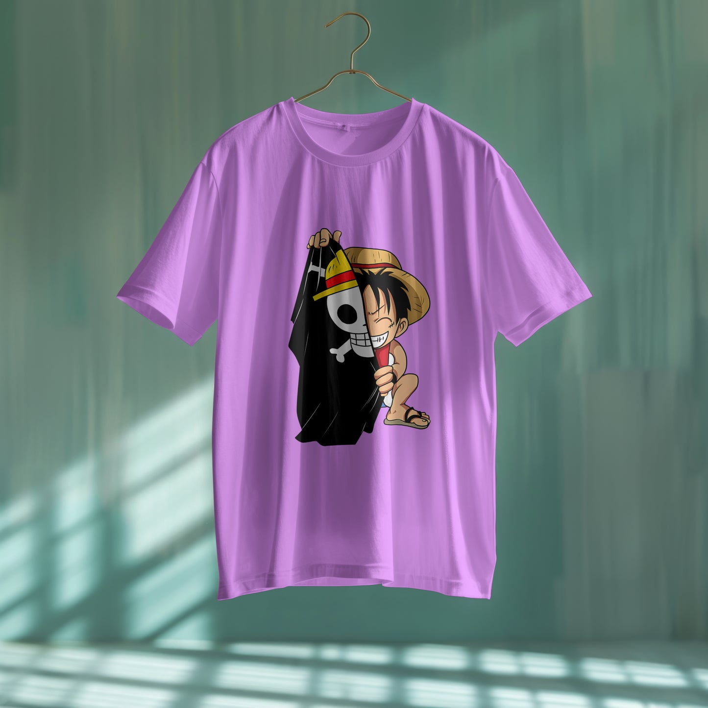One Piece : Graphic Printed Oversized T-shirt for Men