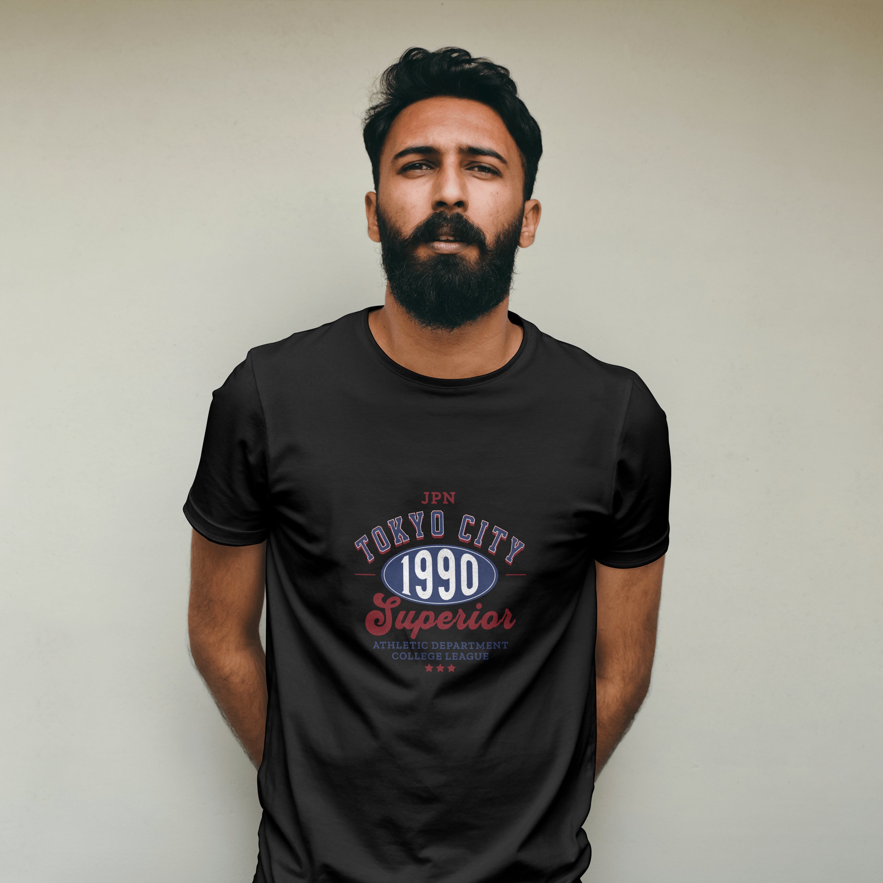 Tokyo  - Light Weight Graphic Regular Fit T-Shirt For Men