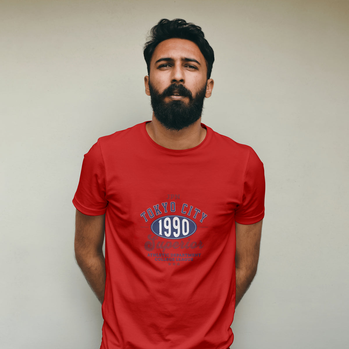 Tokyo  - Light Weight Graphic Regular Fit T-Shirt For Men
