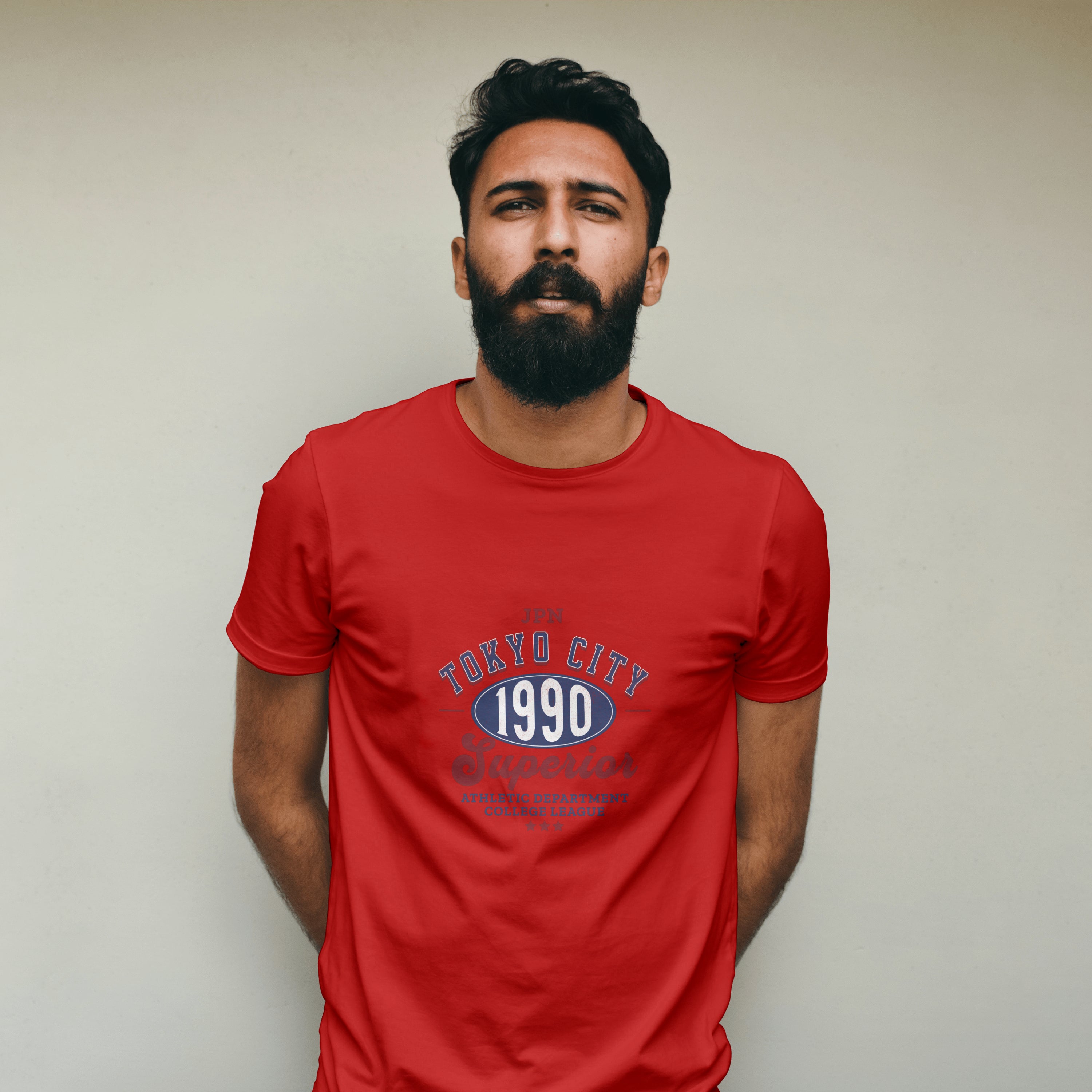 Tokyo  - Light Weight Graphic Regular Fit T-Shirt For Men