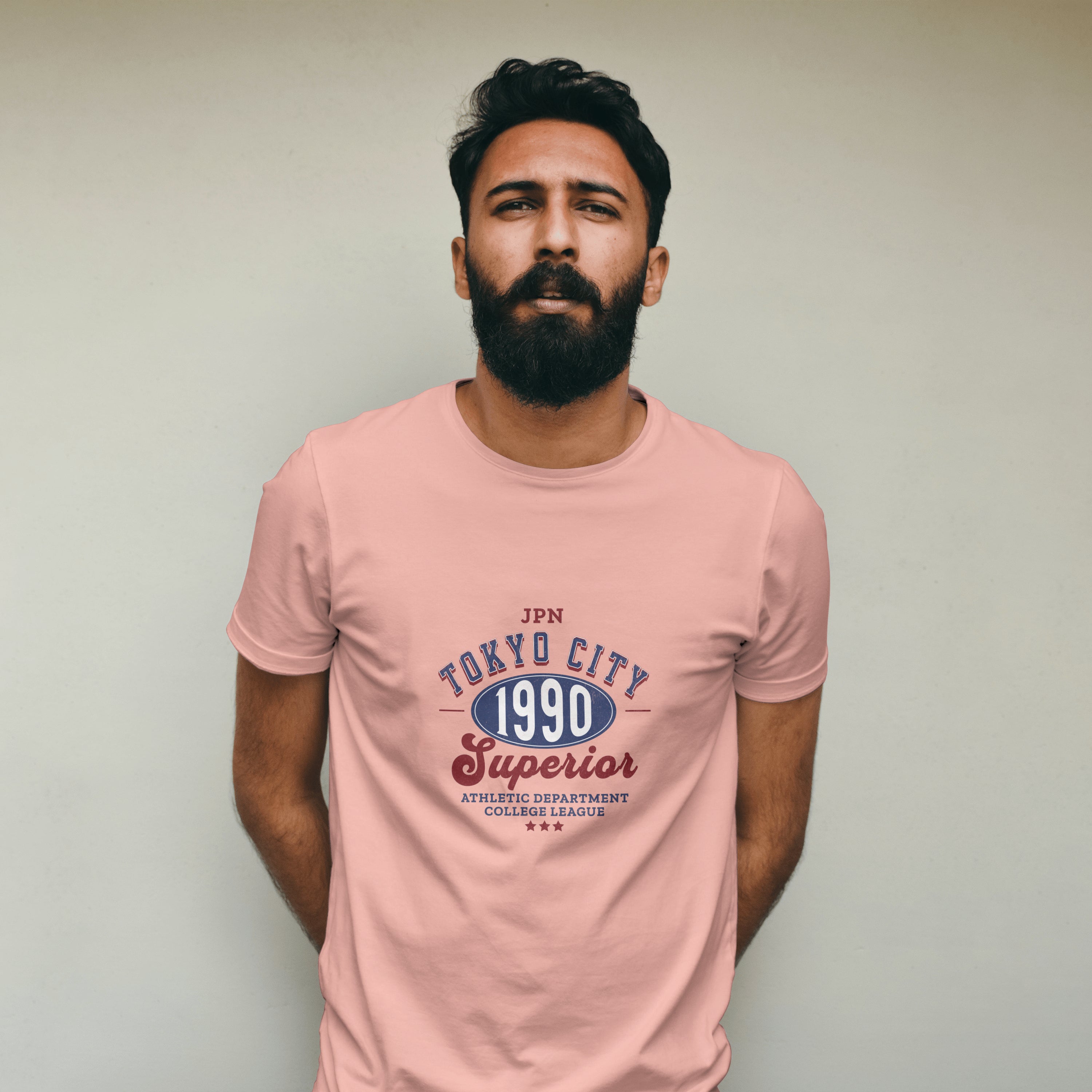 Tokyo  - Light Weight Graphic Regular Fit T-Shirt For Men