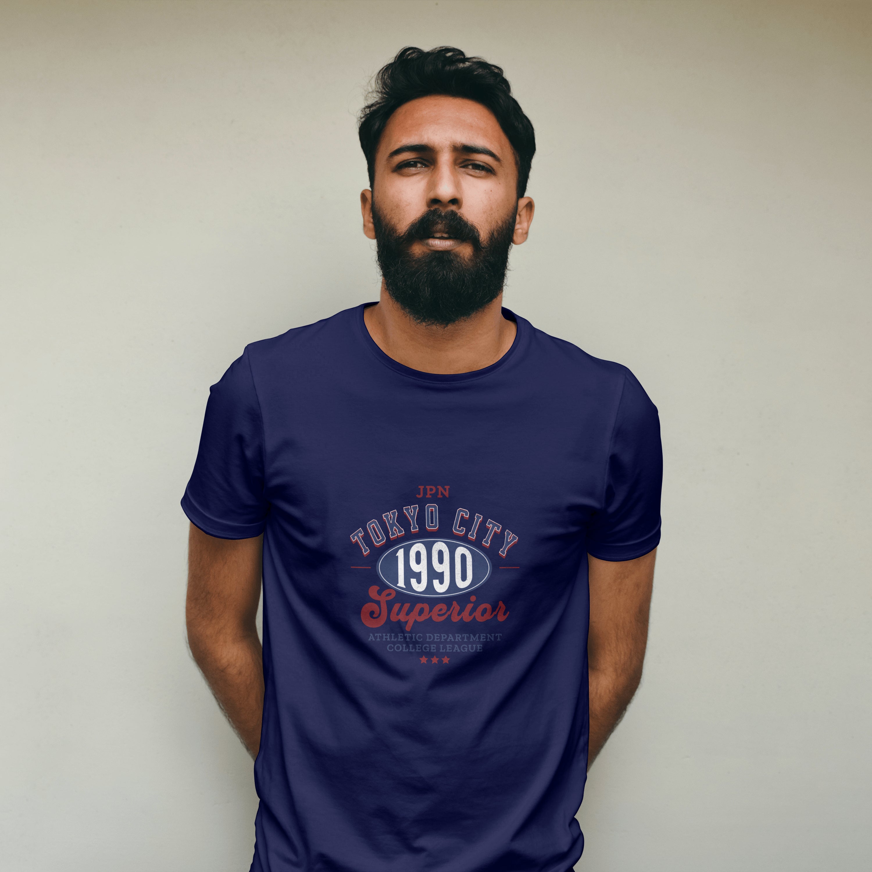 Tokyo  - Light Weight Graphic Regular Fit T-Shirt For Men