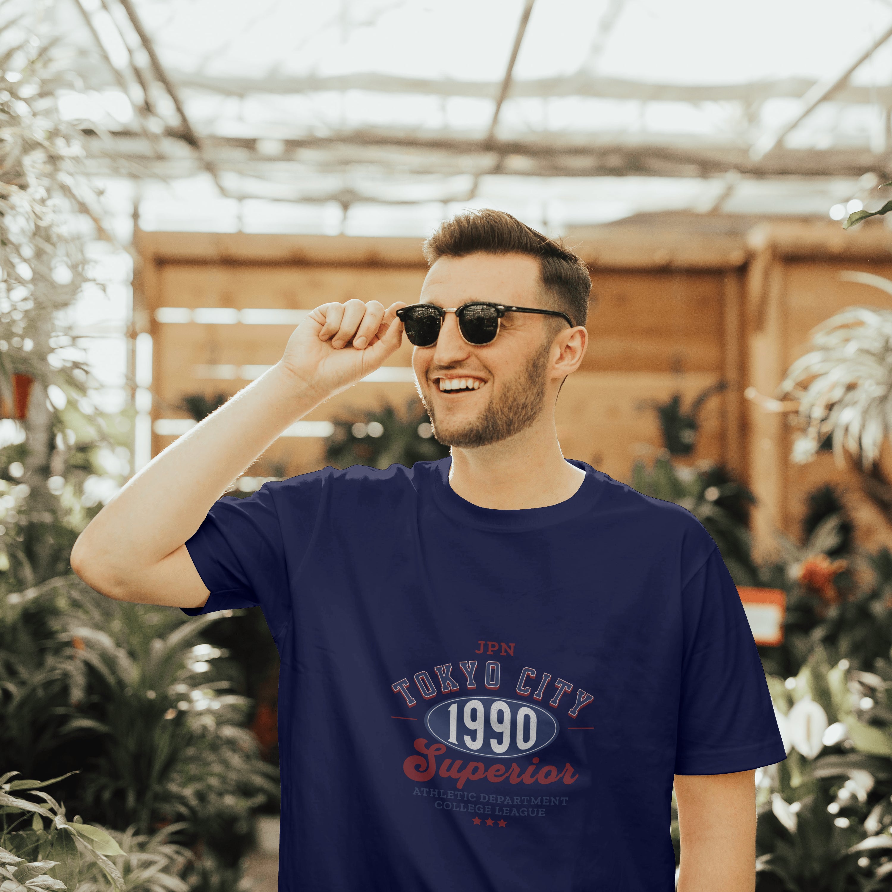 Tokyo  - Light Weight Graphic Regular Fit T-Shirt For Men