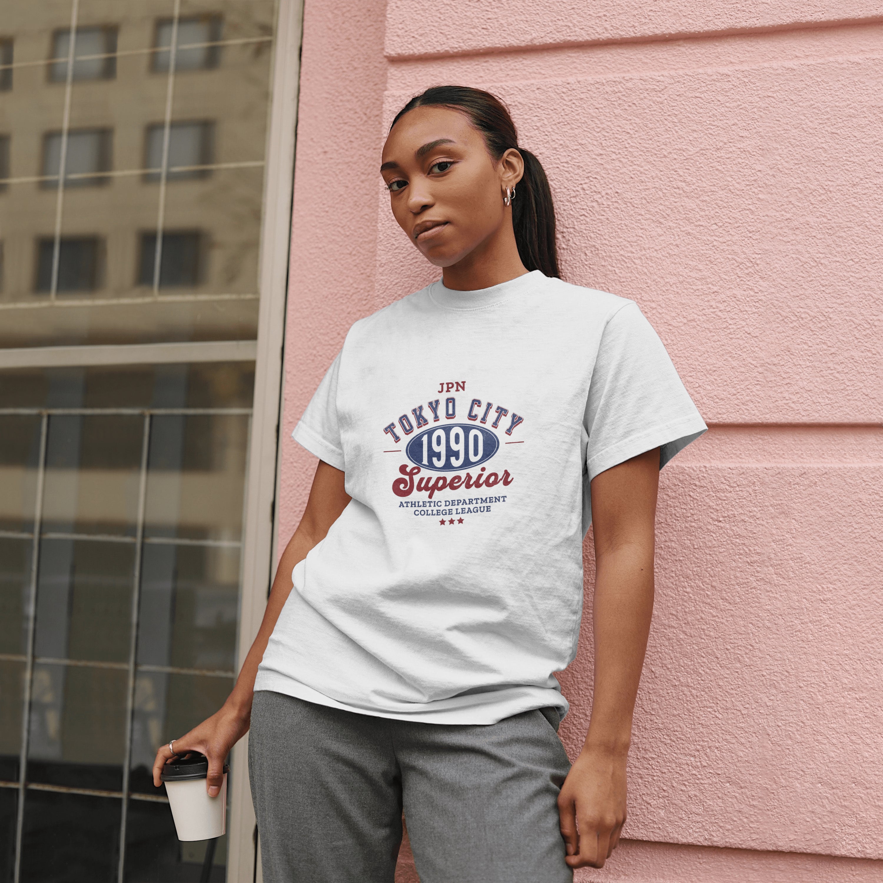 Tokyo  - Light Weight Graphic Regular Fit T-Shirt For Women