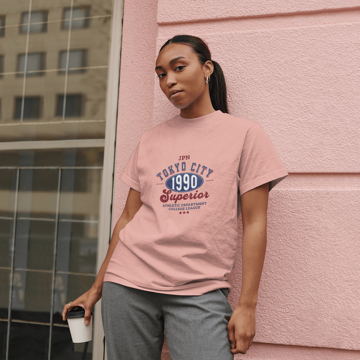 Tokyo  - Light Weight Graphic Regular Fit T-Shirt For Women