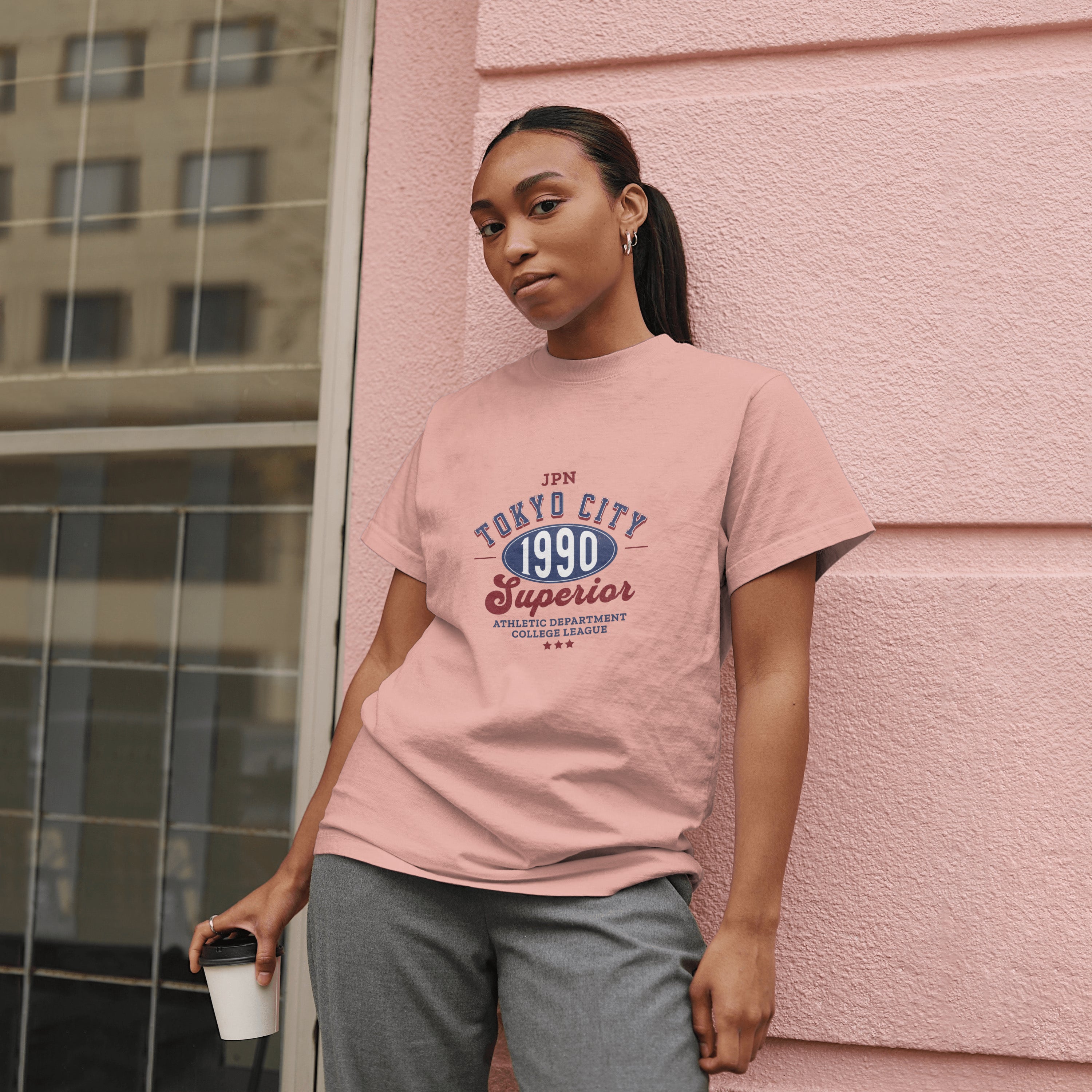 Tokyo  - Light Weight Graphic Regular Fit T-Shirt For Women
