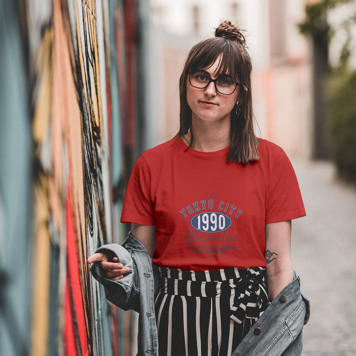 Tokyo  - Light Weight Graphic Regular Fit T-Shirt For Women