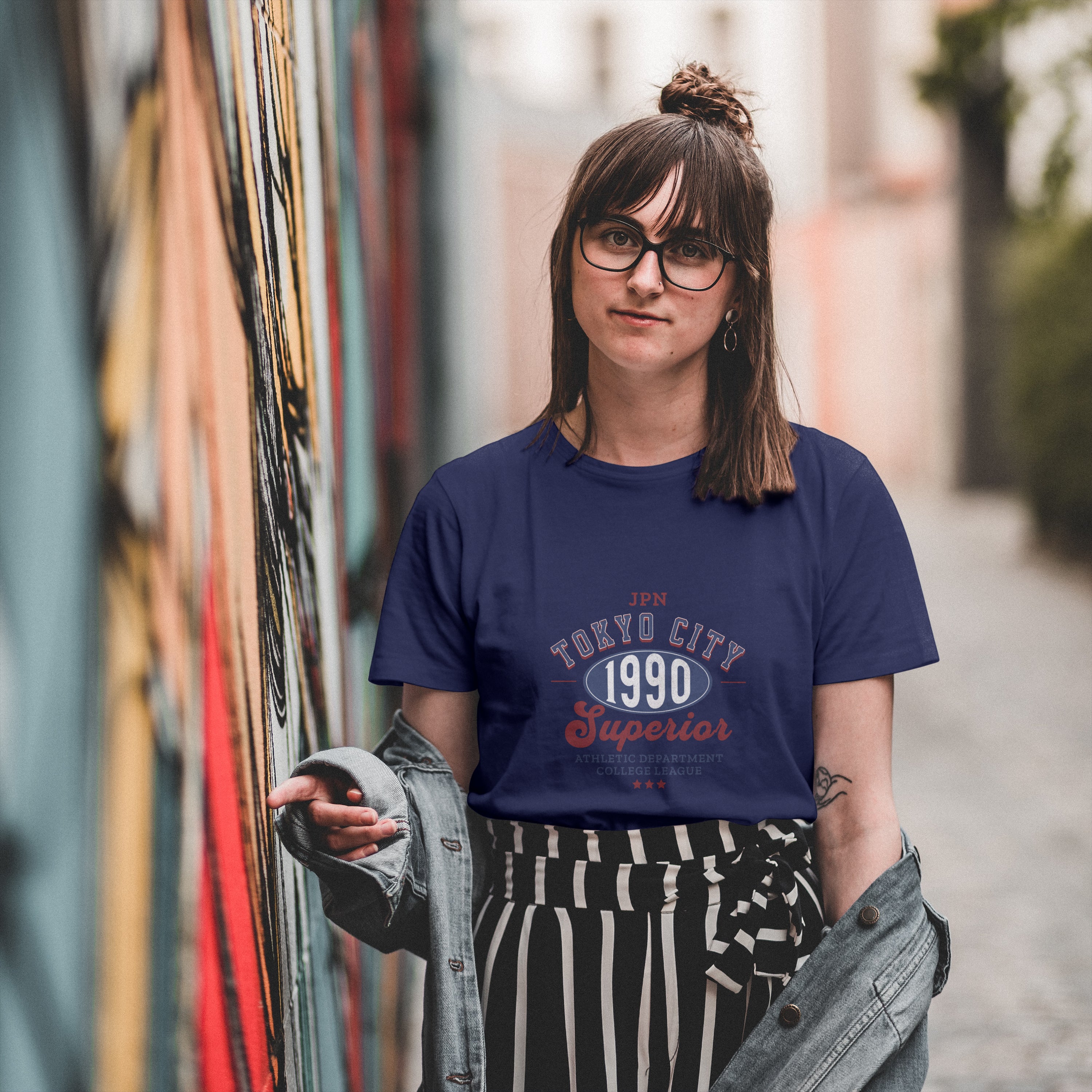 Tokyo  - Light Weight Graphic Regular Fit T-Shirt For Women