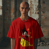 Goku on Nimbus : Graphic Printed Oversized T-shirt for Men