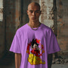 Goku on Nimbus : Graphic Printed Oversized T-shirt for Men