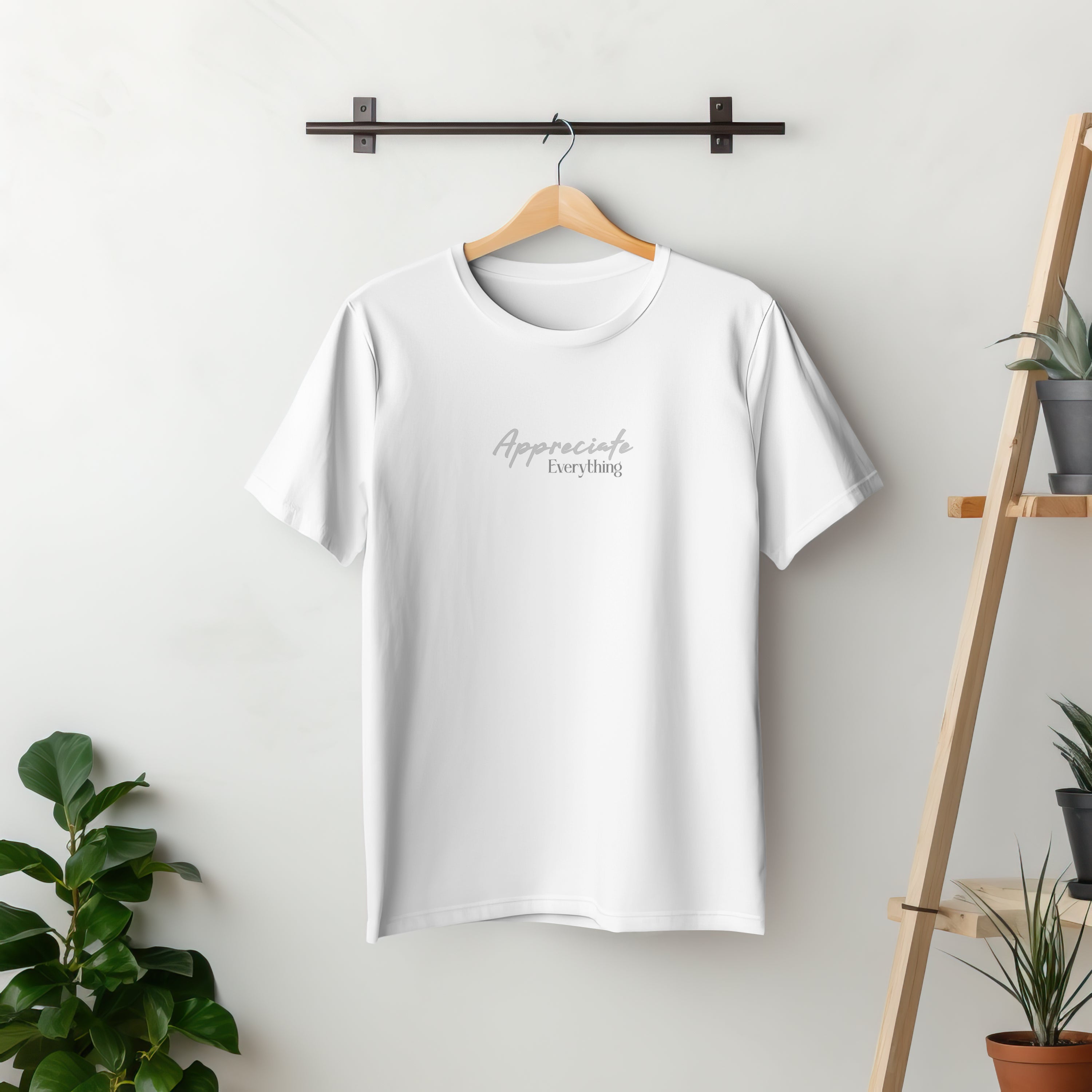 Appreciate Everything - Light Weight Graphic Regular Fit T-Shirt For Women
