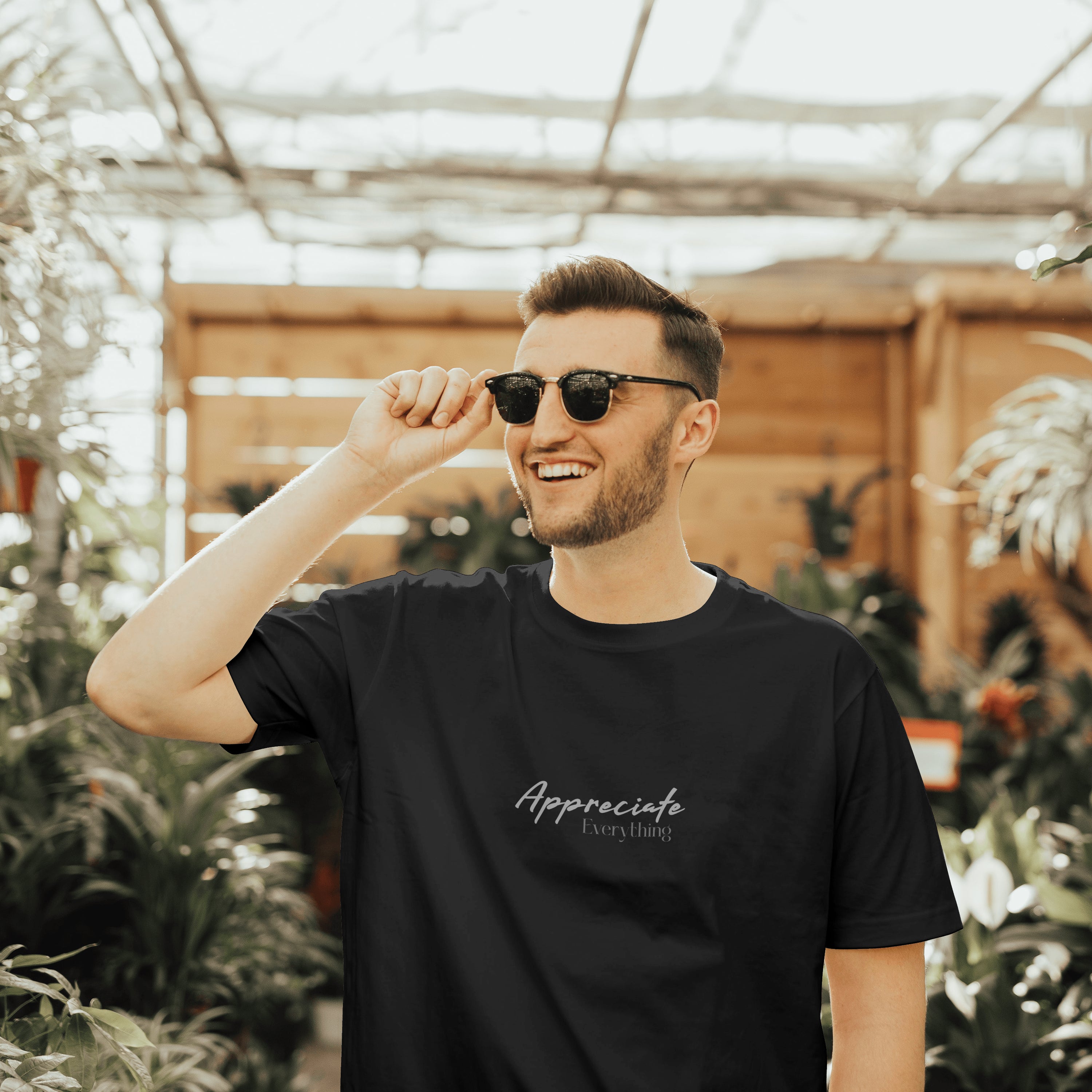 Appreciate Everything - Light Weight Graphic Regular Fit T-Shirt For Men