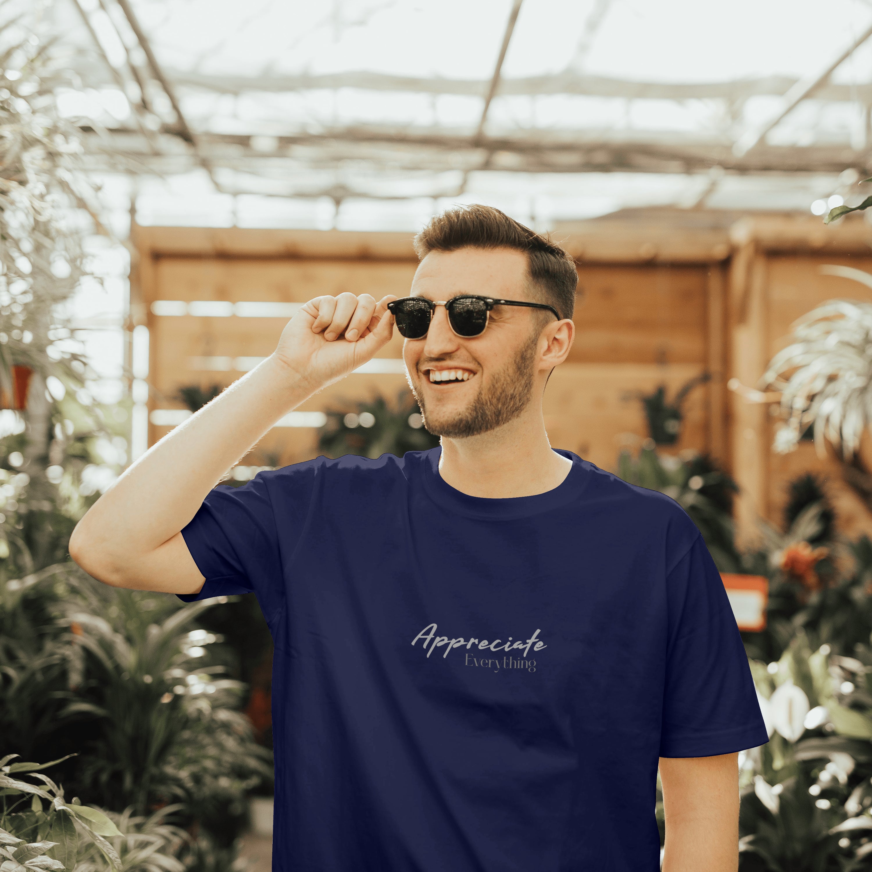 Appreciate Everything - Light Weight Graphic Regular Fit T-Shirt For Men