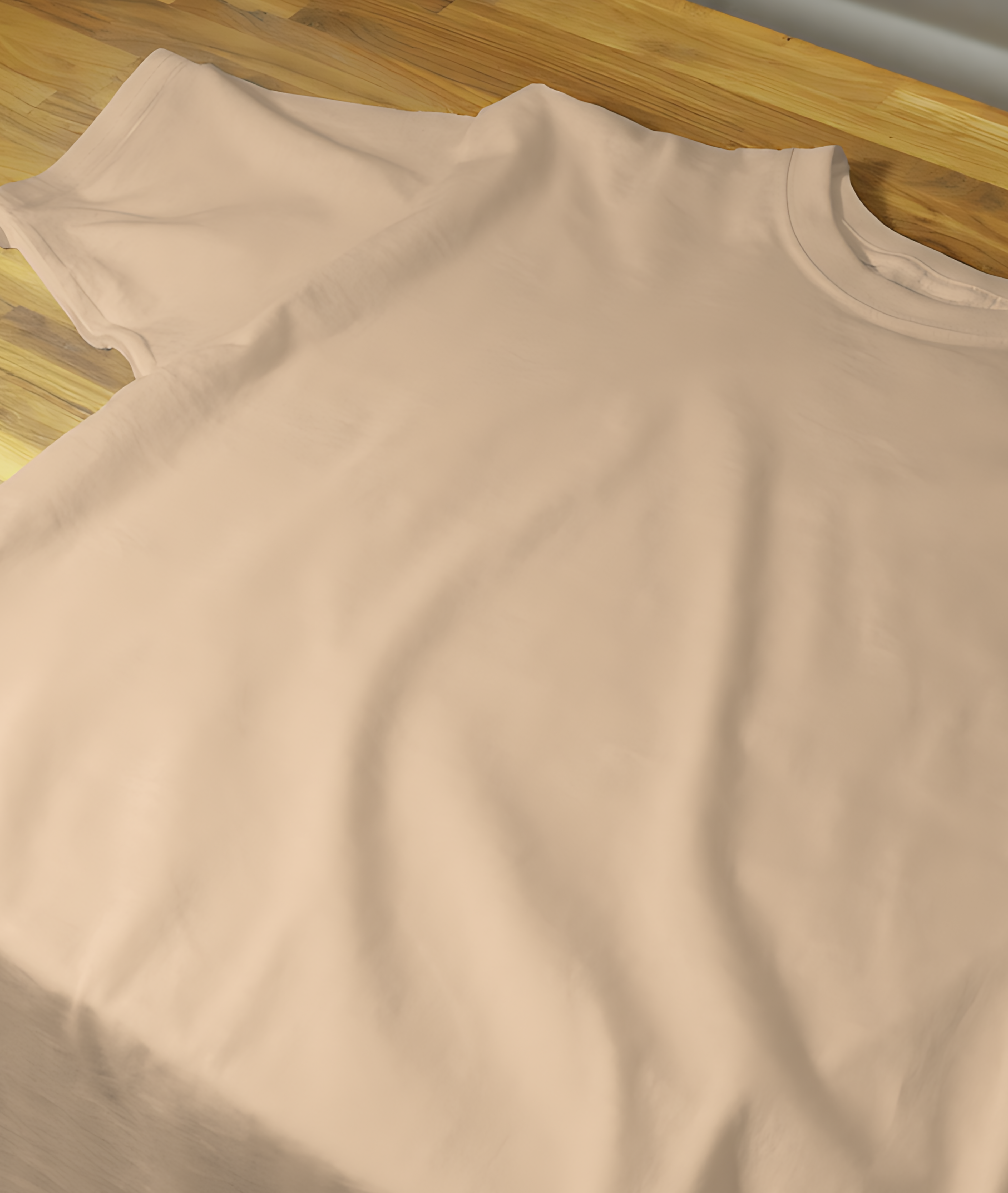 Premium Edition - Unisex Solid Beige Oversize Tees