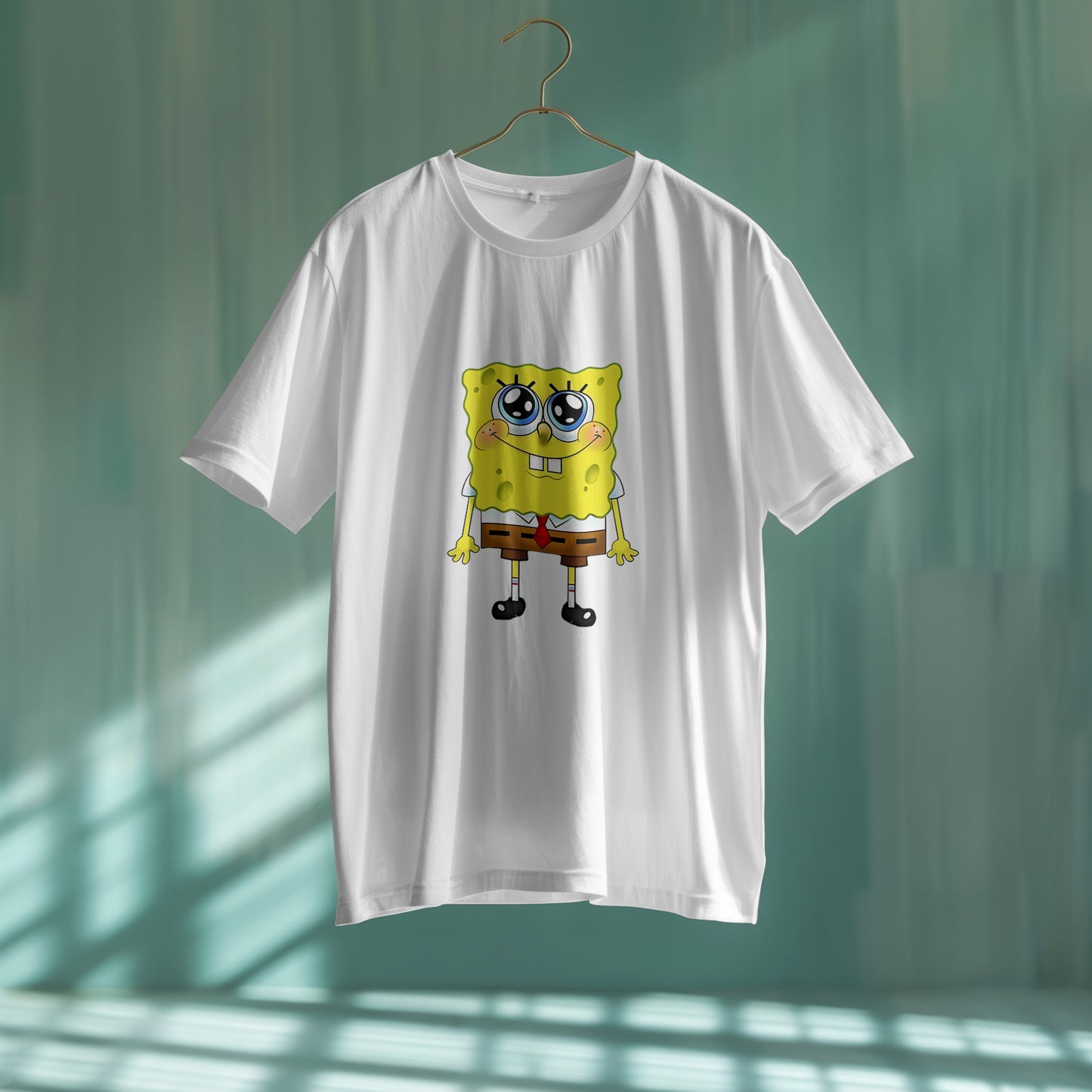 SpongeBob : Unisex Limited Edition Oversized Graphic Printed T-Shirt