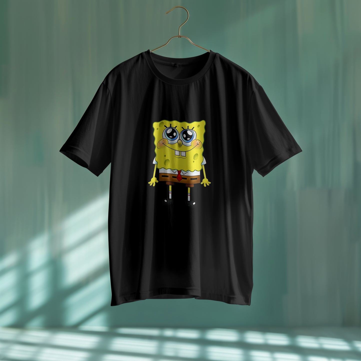 SpongeBob : Unisex Limited Edition Oversized Graphic Printed T-Shirt