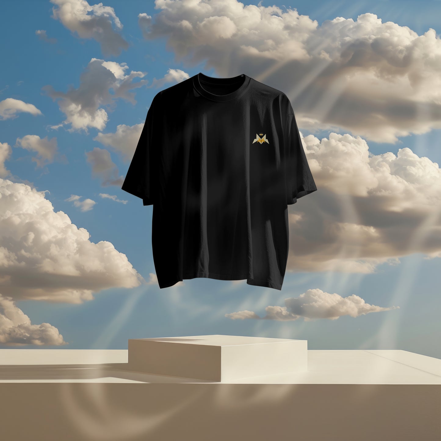 Classic Black Solid Oversize T-Shirt – Unisex Bold, Relaxed, and Stylish Fit